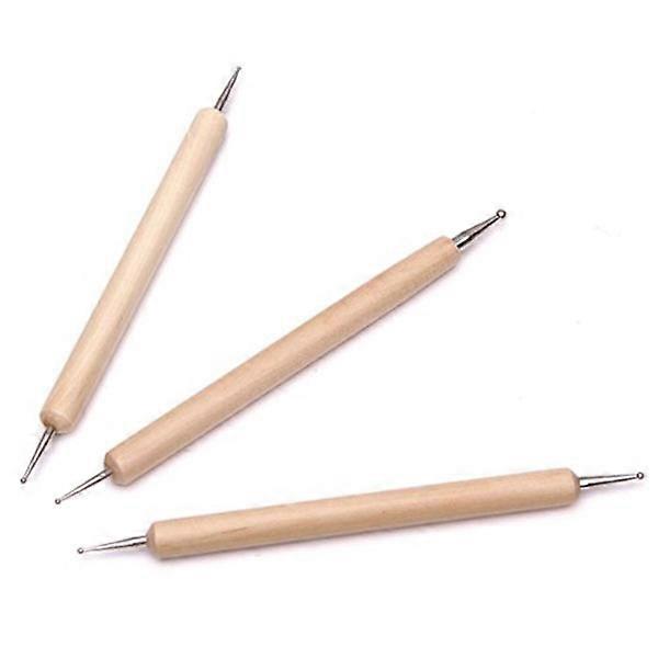 3-teiliges Kugelstift-werkzeugset Zum Prägen Von Mustern Und Modellieren Von Ton