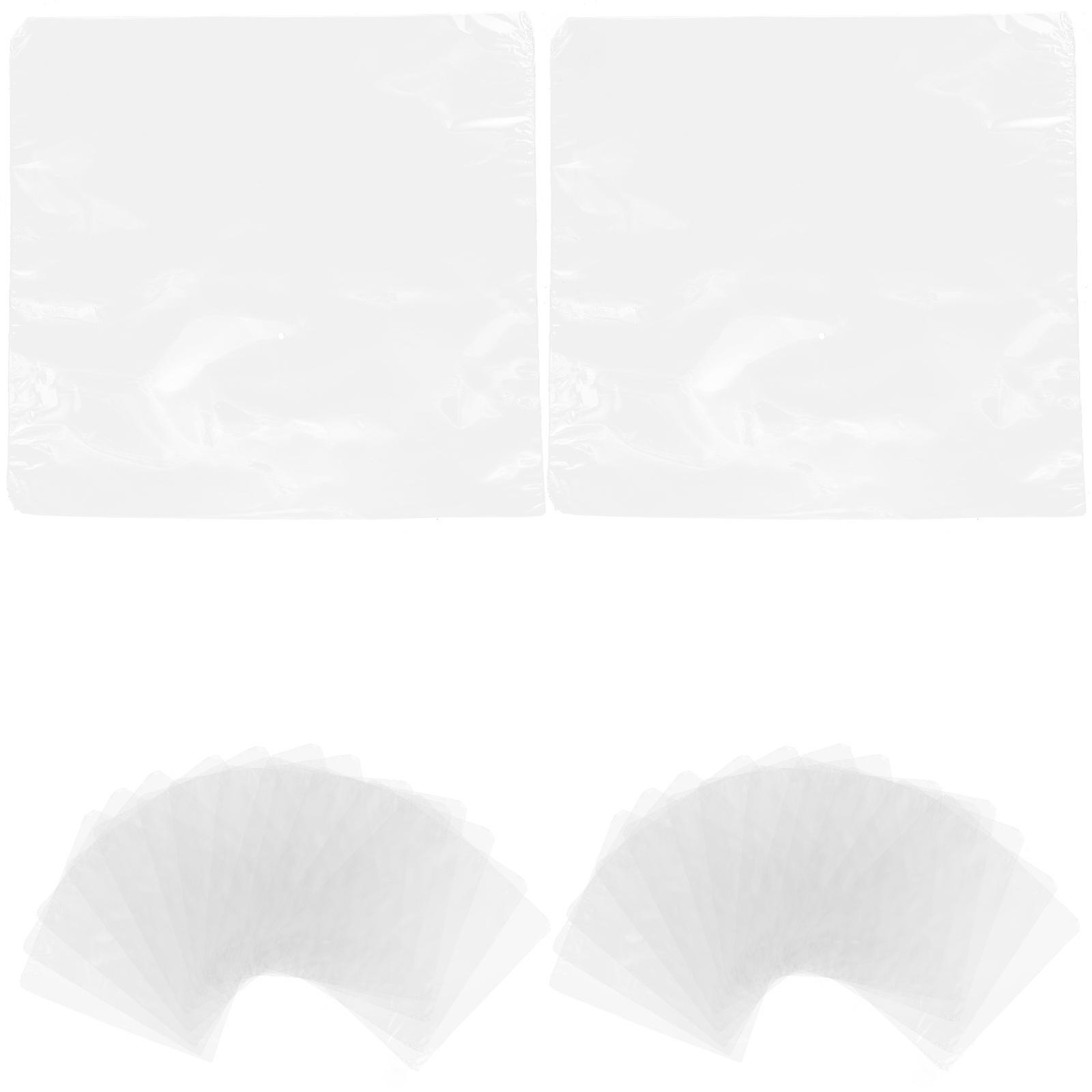 200 Stück 6x6 Zoll Wasserdichte Pof-schrumpfbeutel Für Seifen, Badebomben Und Diy-bastelarbeiten (transparent)-15.00x15.00x0.10cm