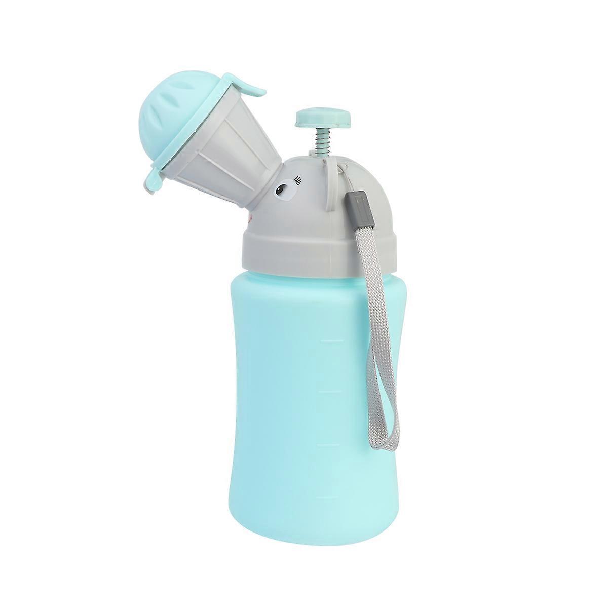 1 Stück Kinder-auto-urinal, Tragbare Töpfchenflasche, Mini-urinbehälter, Notfalltoilette Für Draußen (junge)-blue