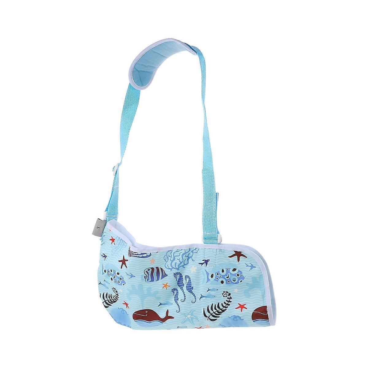 Armschlinge Für Kinder, Medizinisches Filtergewebe, Stützgurt, Atmungsaktiver Schultergurt-43x33cm