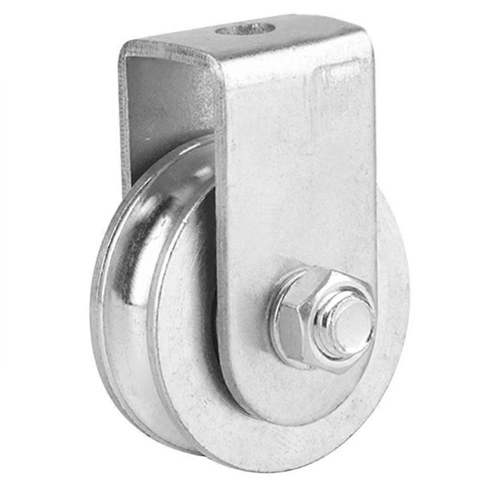 Einrollen-seilrolle, Stahl-lastrolle, Seilrolle Für Schwere Lasten-6.3x4.8cm-silver