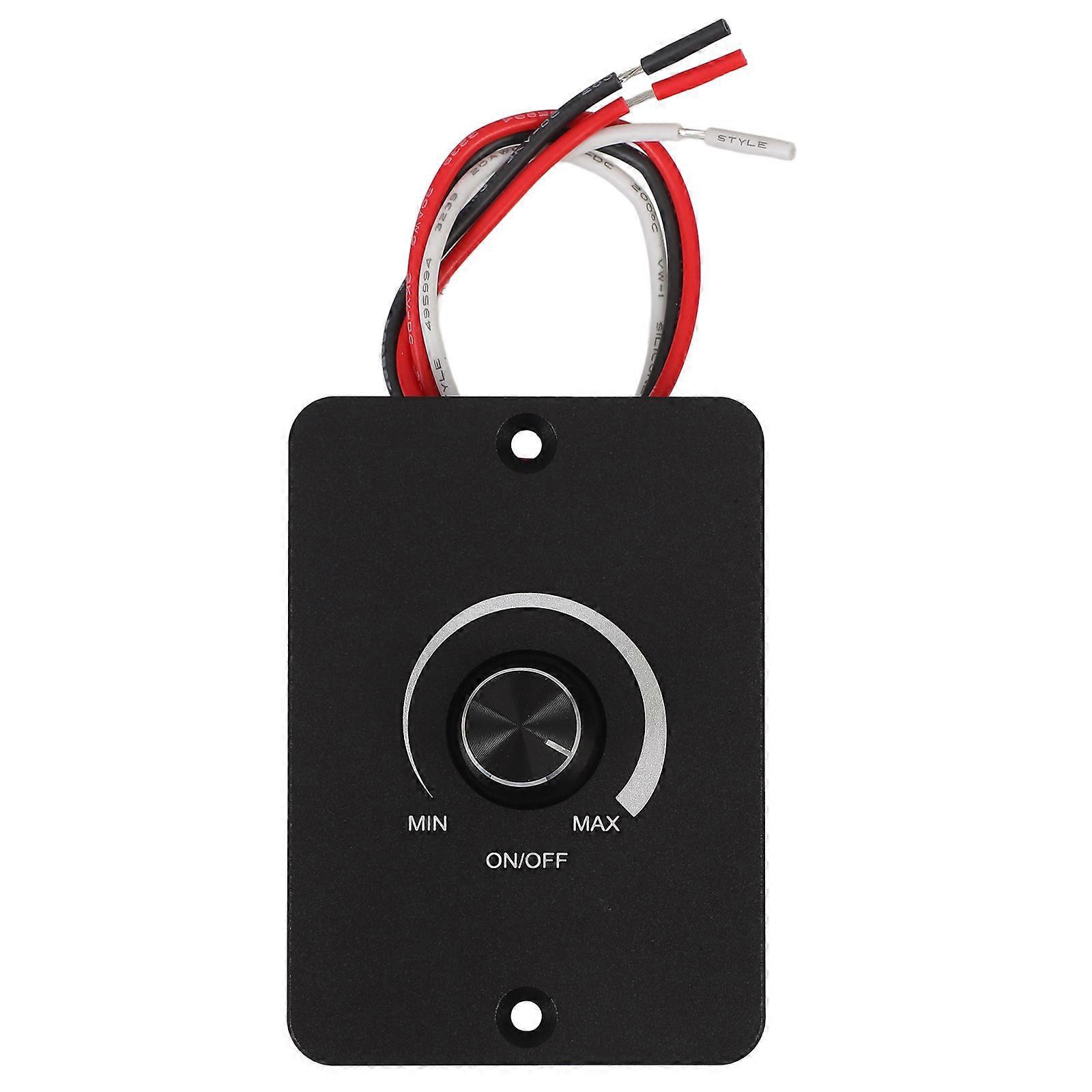Dimmerschalter 12v Für Wohnwagen, Lichtschalter Für Boote Und Fahrzeuge-7.00x5.00x0.30cm-black