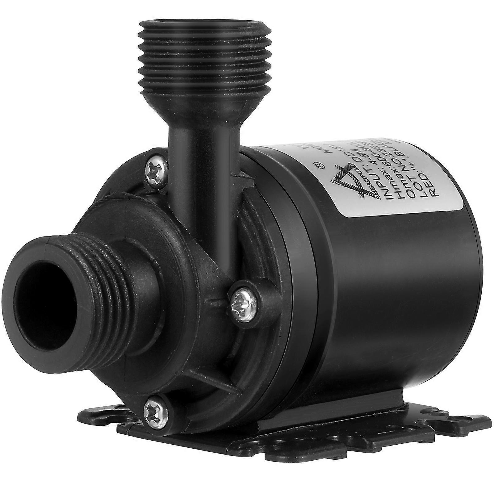 12-v-gleichstrom-tauchpumpe, Bürstenlos, 800 L/h, 5 M Förderhöhe, Für Springbrunnen, Pools, Solar-umwälzsysteme Und Wasserzirkulationssysteme-8.00x6.50x4.00cm-black