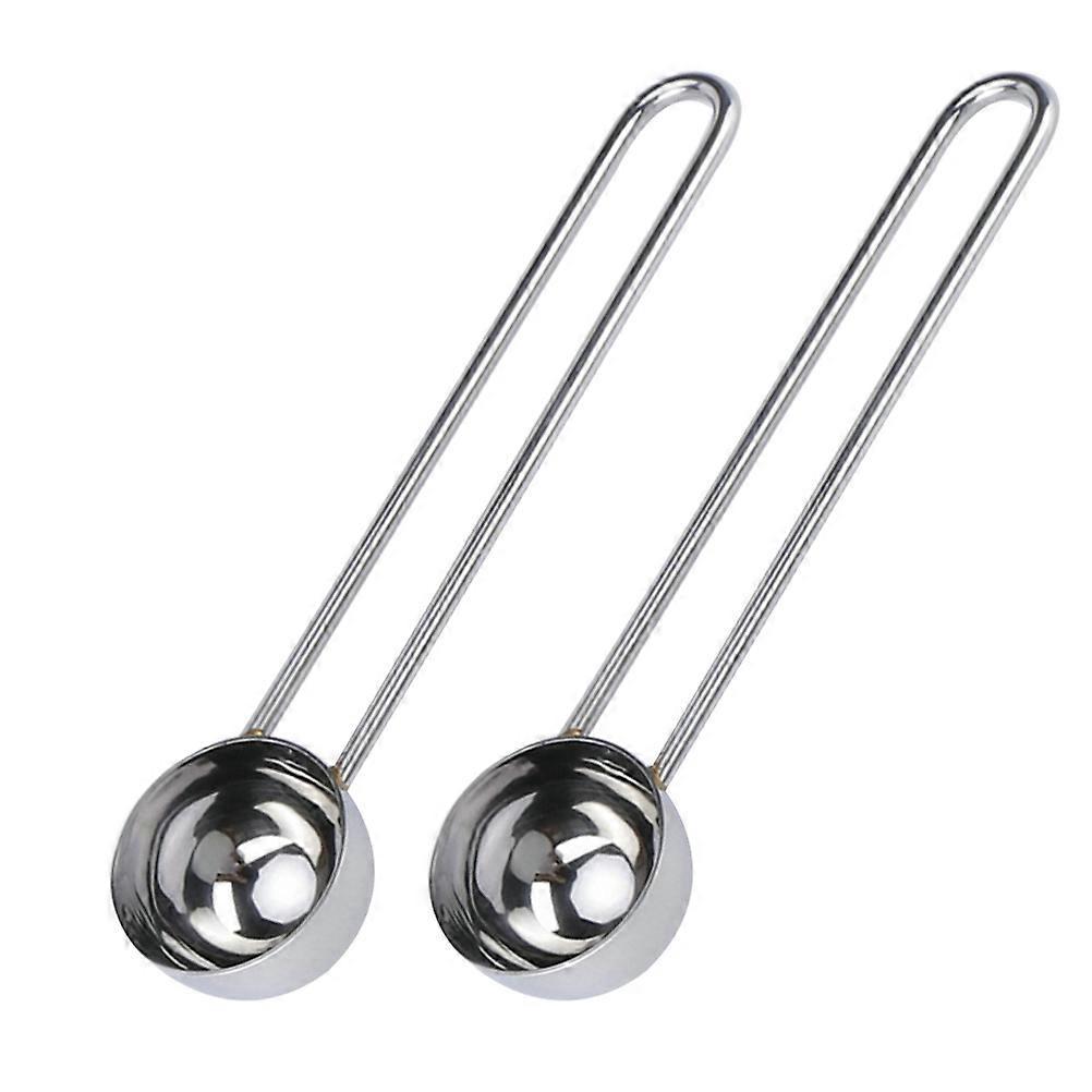 Stück Edelstahl-messlöffel, Langlebig, Ideal Zum Abmessen Von Kaffee Und Milchpulver, Für Die Heimische Küche-193.78cm-silver