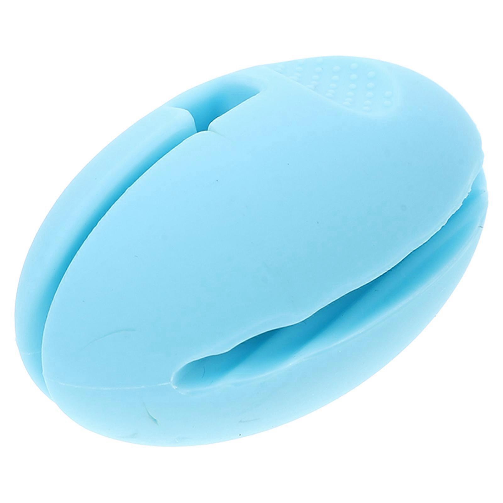 Kratzfester Silikon-thermometer-topfclip, Freihändiger Silikon-temperaturfühlerclip-4.90x3.20x3.20cm-sky-blue