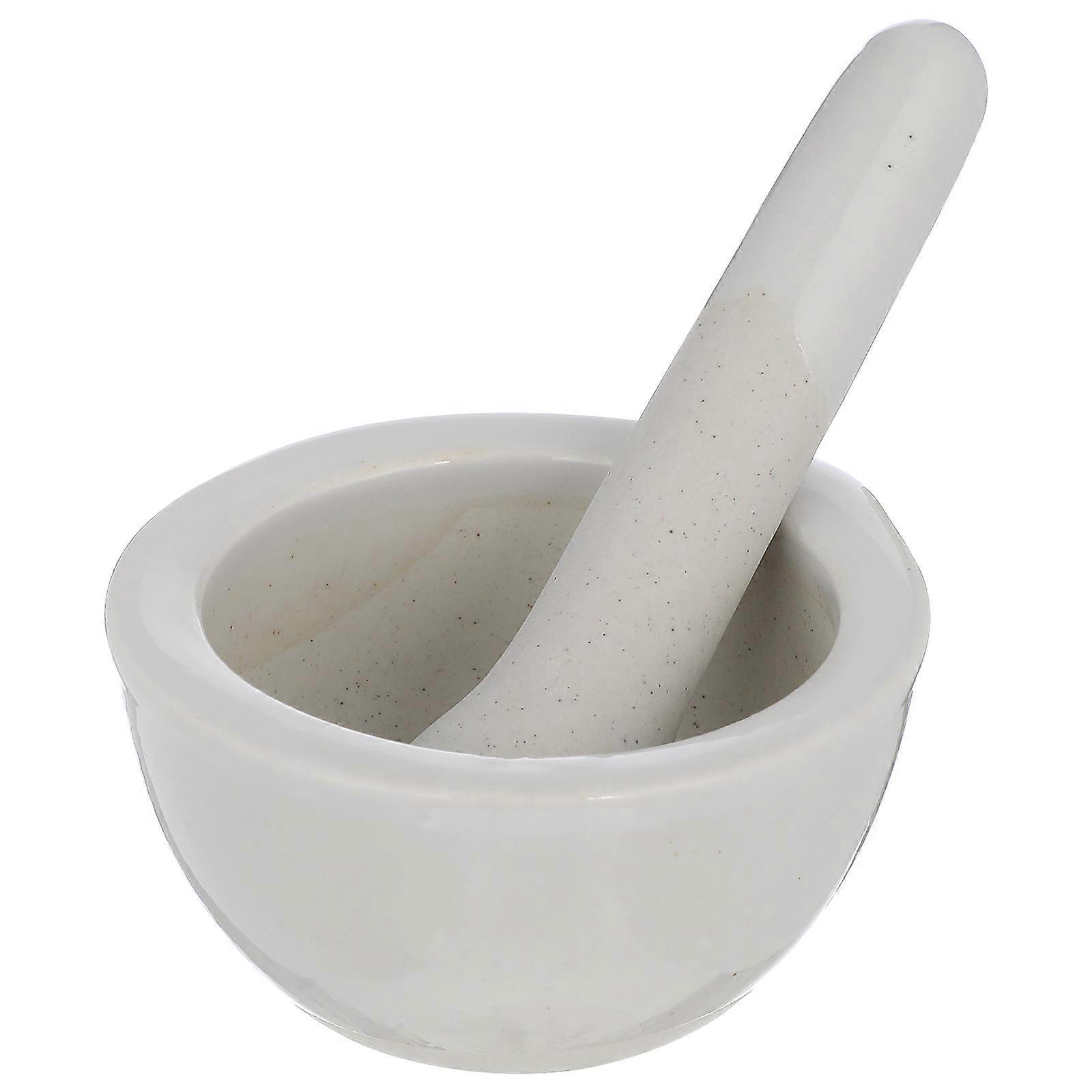 Porzellanmörser Mit Stößel (6 Cm)-7.00x4.00x3.00cm