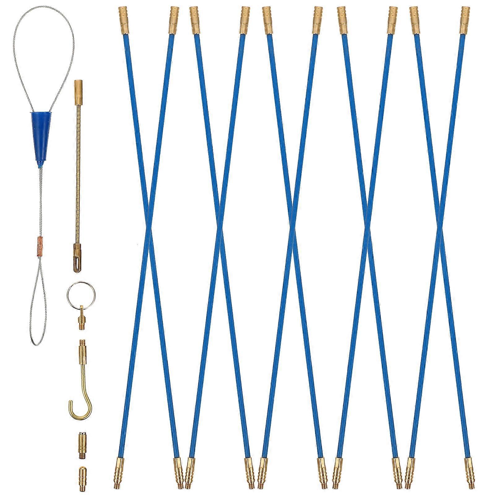 Set Kabelziehwerkzeug Aus Fiberglas, Kabelzieher Für Elektrische Kabel-330.00x0.50x0.50cm