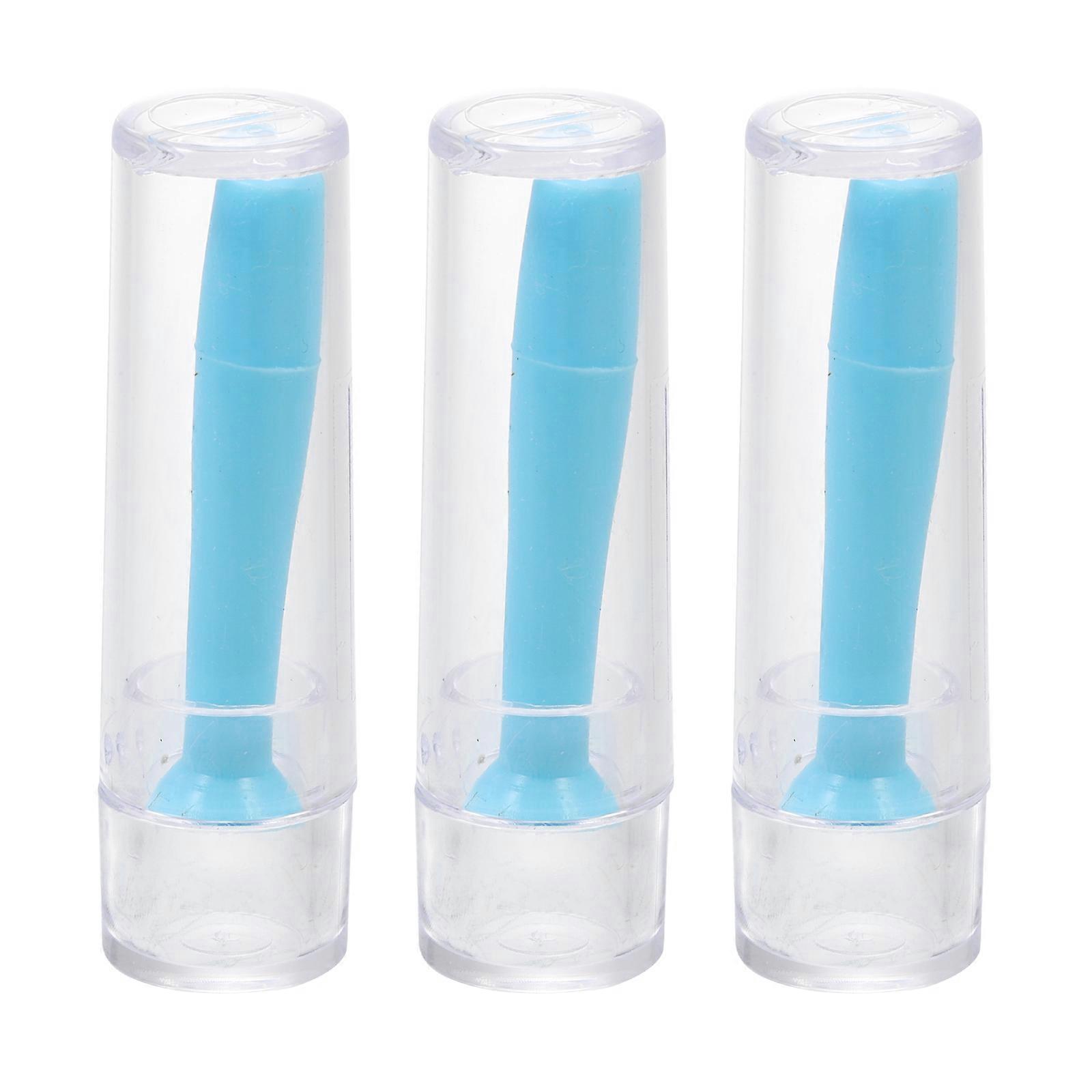 3-teiliges Set Tragbarer Kontaktlinsenentferner-werkzeuge, Silikon-kontaktlinsen-saugstäbe-3.00x0.70x0.70cm-assorted Color