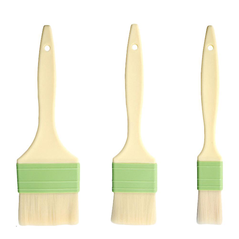 3-teiliges Set Kunststoff-grillpinsel, Praktisches Küchen- Und Backpinsel Für Fleisch, Kuchen Und Gebäck (größe S + Größe M + Größe L)-22.00x8.00x0.70cm