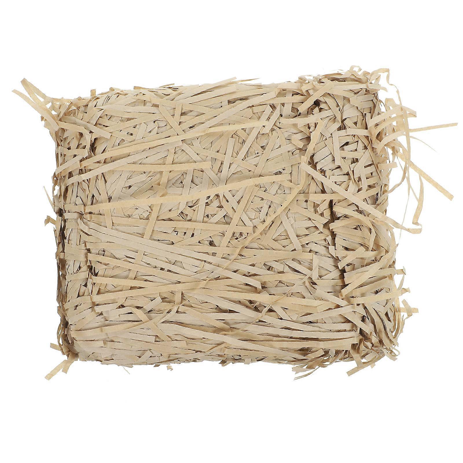 100 G Gewelltes Papier-füllmaterial Zum Verpacken Von Geschenken Und Befüllen Von Geschenkkörben (hellbraun)-22.00x14.00x5.00cm