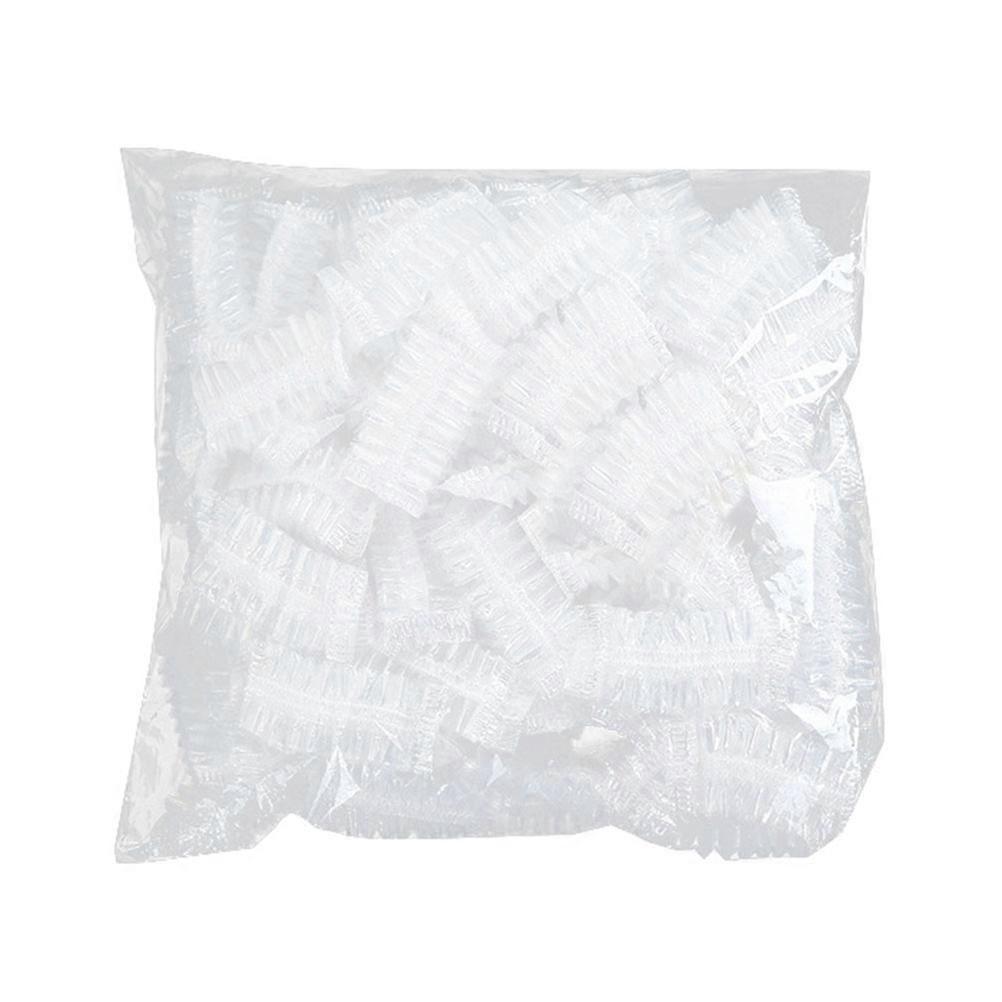 200 Stück Einweg-ohrenschützer Aus Kunststoff, Wasserdicht, Für Friseursalons, Zum Färben Und Als Ohrenschützer-6x6cm-white