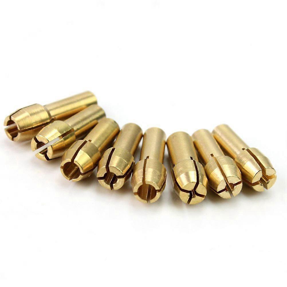 Stück 1 Mm / 1,6 Mm / 2,3 Mm / 3,2 Mm Messing-spannzangen Für Rotationswerkzeuge (gold)-golden