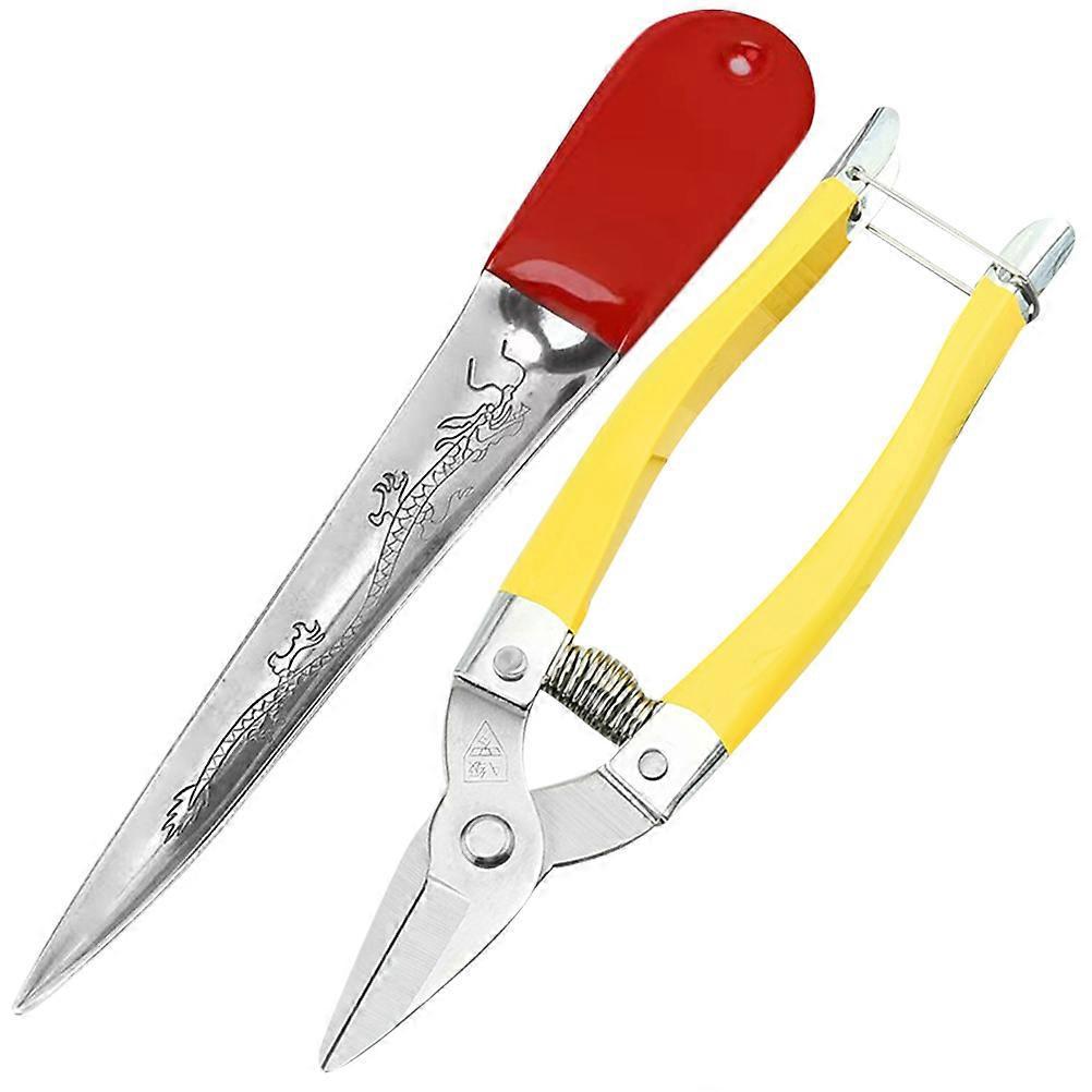 1 Set Bestehend Aus Metall-hebelwerkzeug, Korbreparaturwerkzeug Und Rattan-reparaturschere-15.00x5.00x1.00cm
