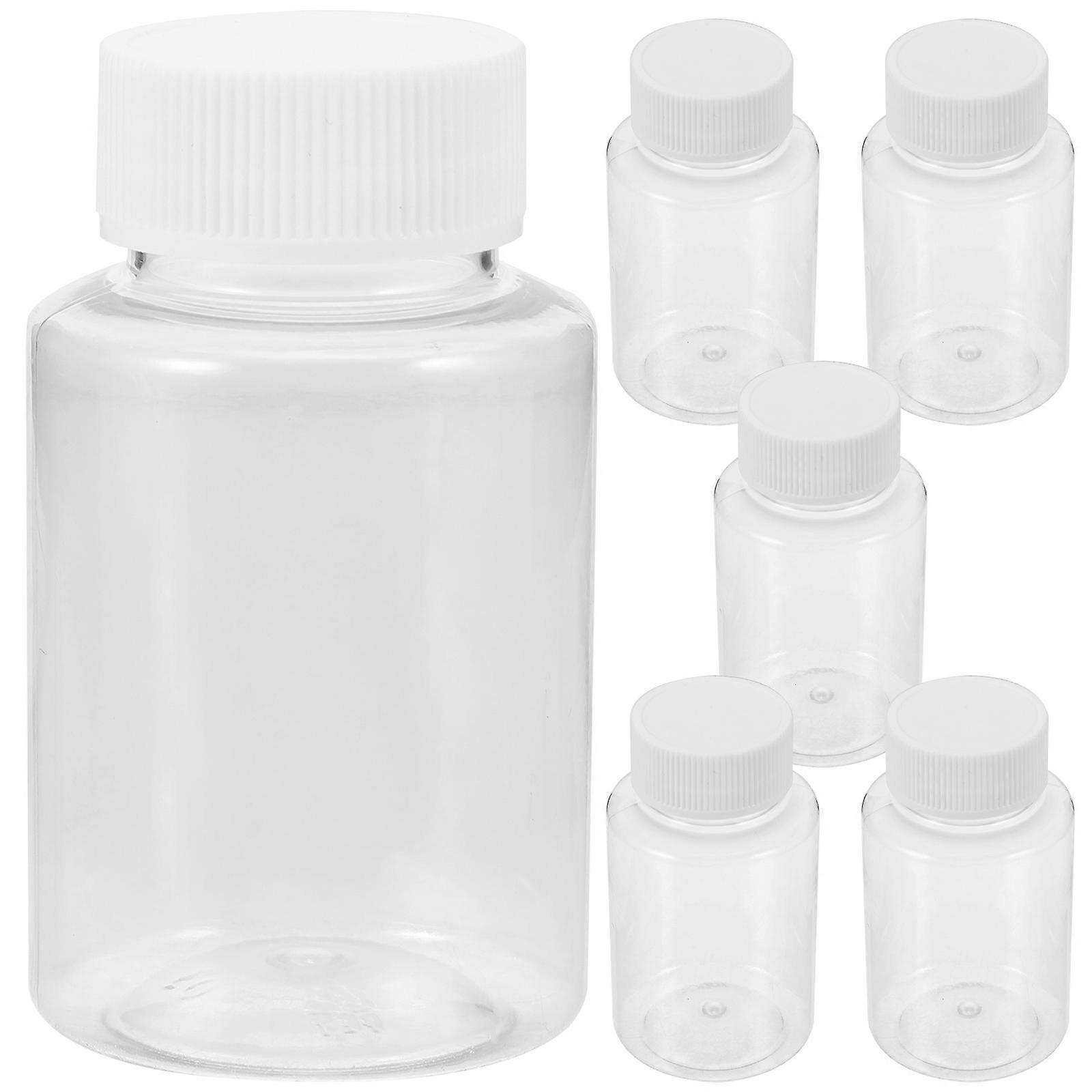 Kleine Fläschchen, Leere Ölprobenfläschchen, Probenröhrchen Zur Flüssigkeitsaufbewahrung Mit Deckel, 100 Ml-8.50x4.80x4.80cm