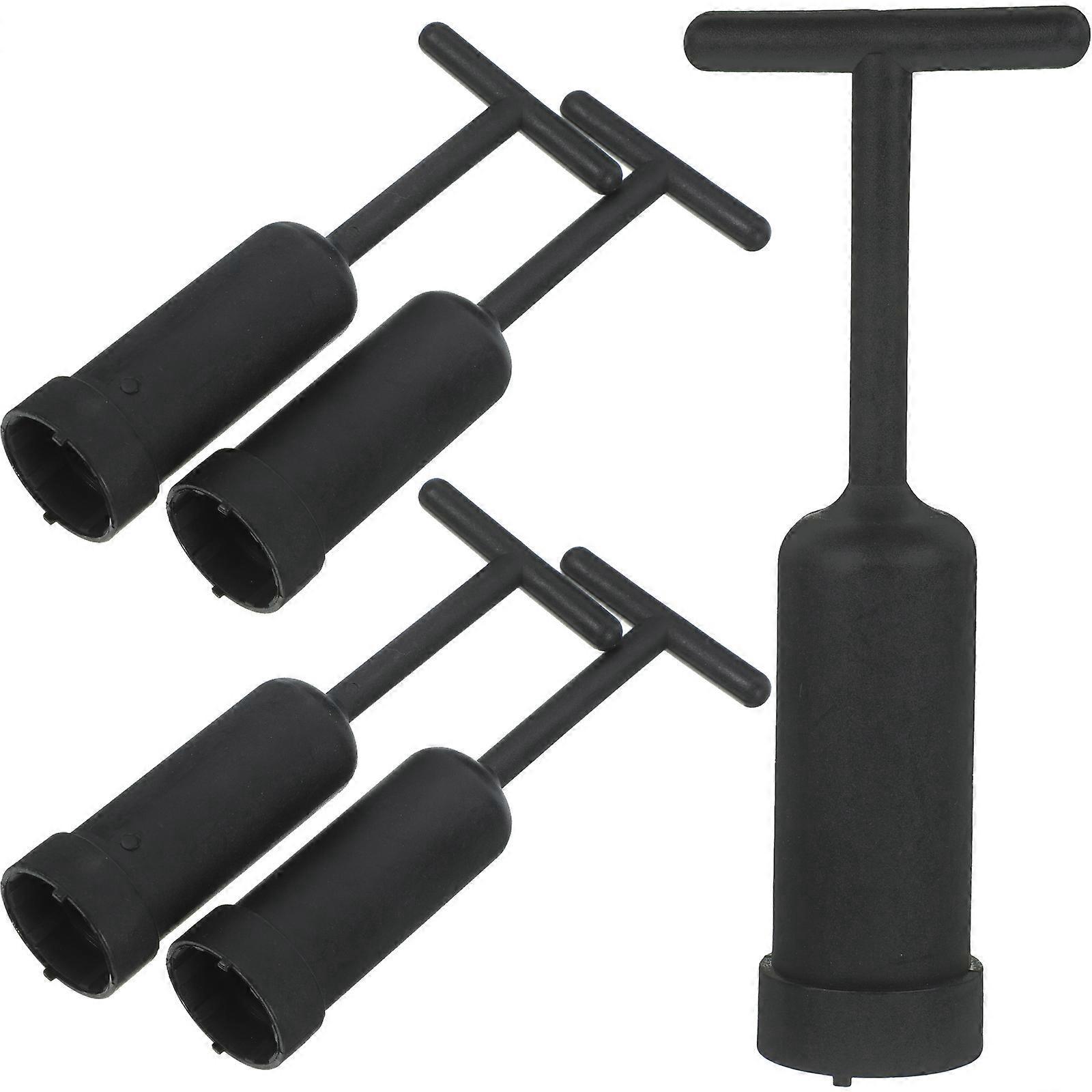 5-teiliges Werkzeugset Zum Entfernen Von Lampenschirmfassungsringen, G9-fassungs-sicherungsring-entfernerschlüssel-12.20x4.80x2.60cm-black