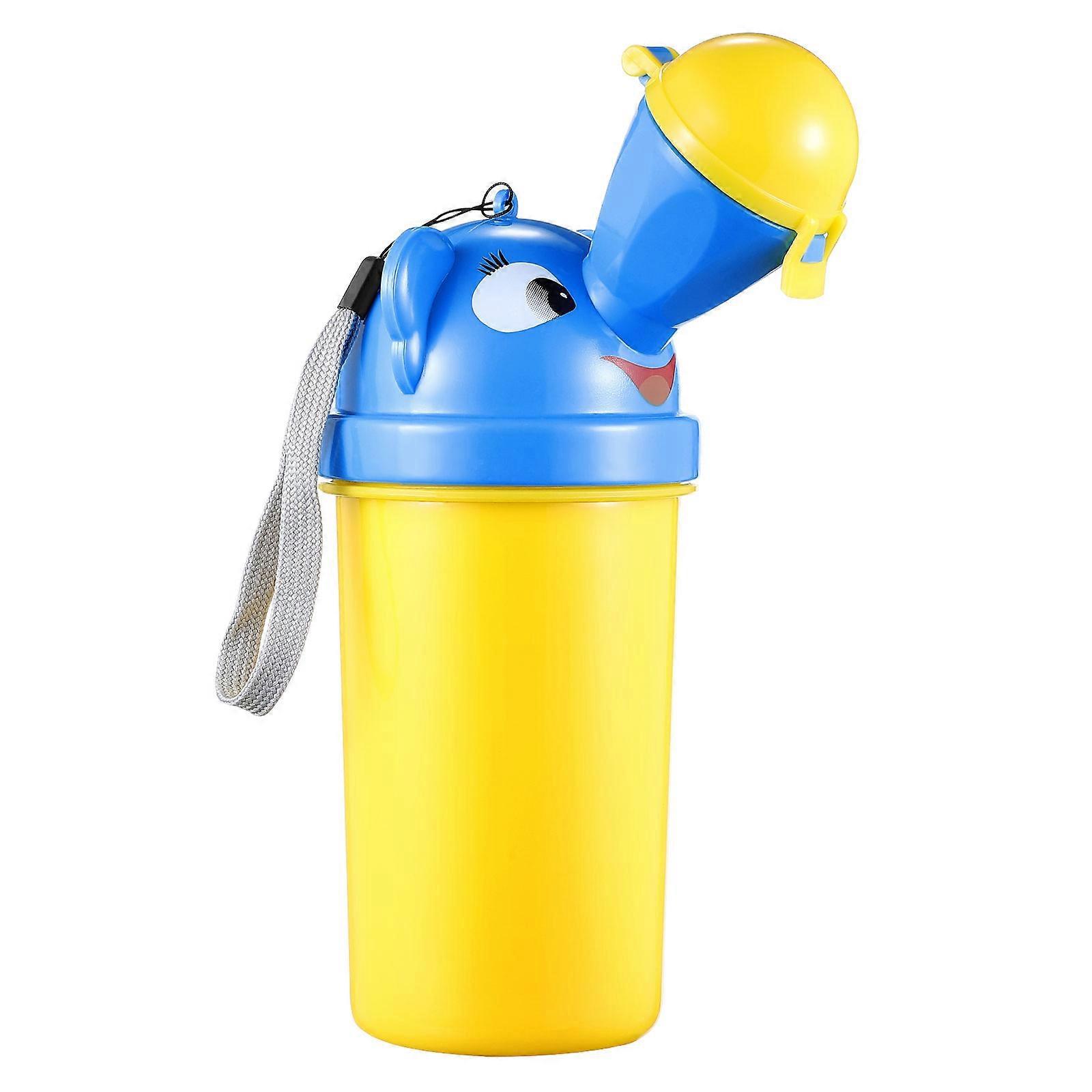 Nuobesty Tragbares Urinal Für Jungen – Notfalltoilette Für Kleinkinder Und Kinder, Ideal Für Unterwegs Im Auto-23.50x7.00x7.00cm-blue
