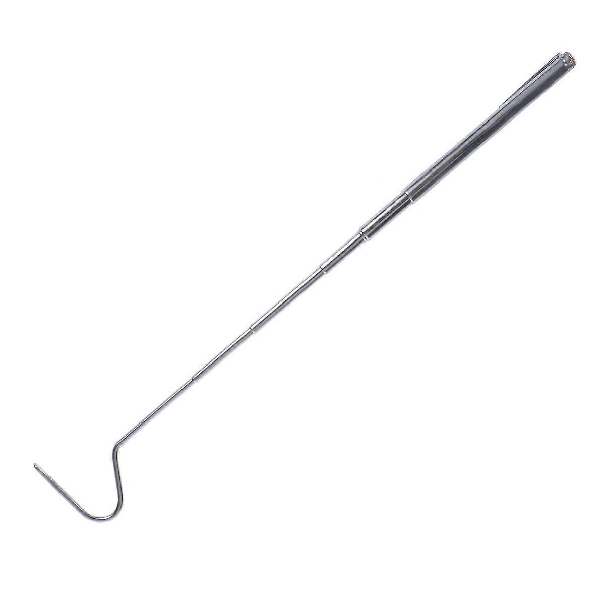 Einziehbarer Schlangenhaken Aus Edelstahl, Professionelles Reptilienwerkzeug (68 Cm)-silver
