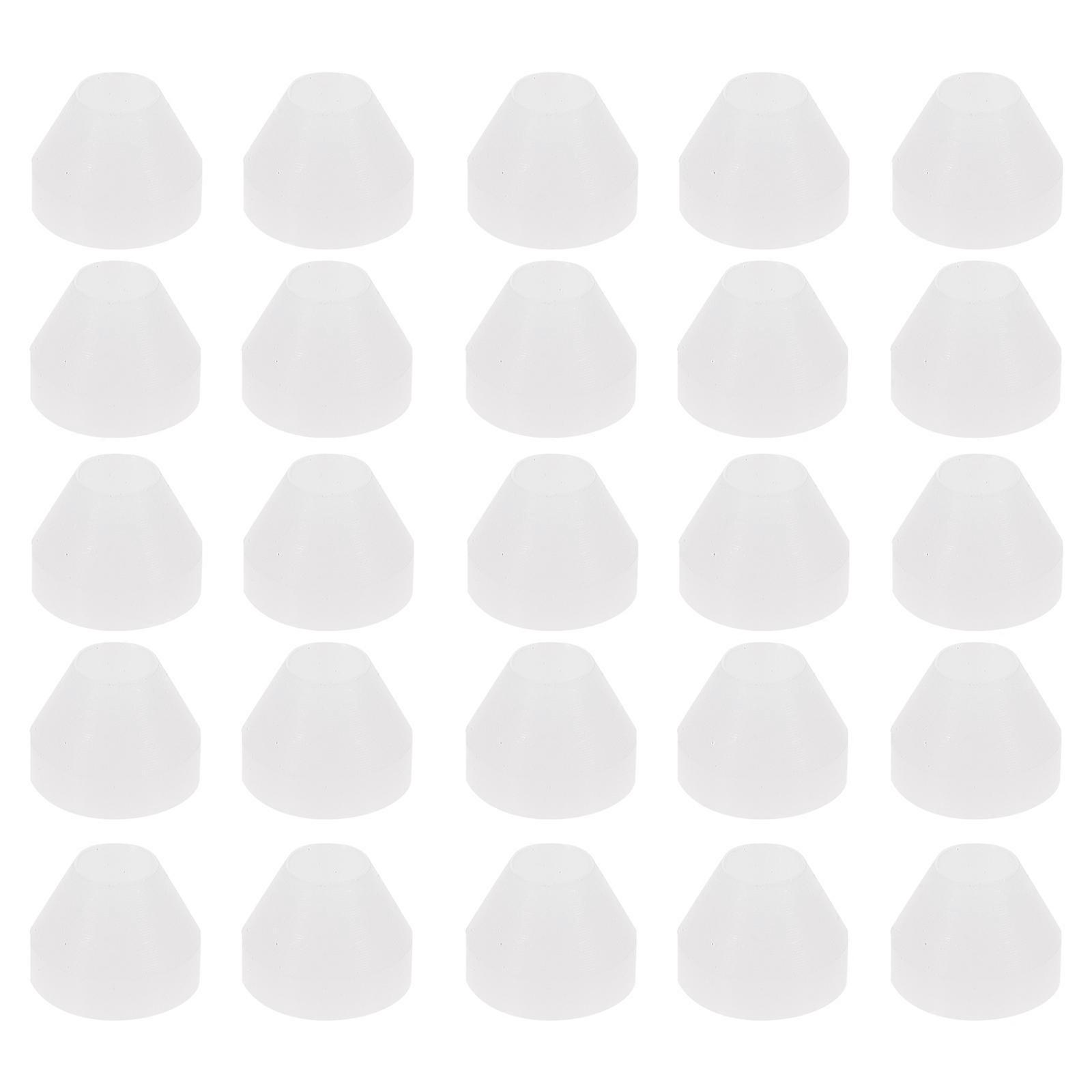 20 Stück Stiftbuchsen, Stiftdrehzubehör, Isolierbuchsen, Praktische Stiftdichtungen-1.4x1.4cm-white
