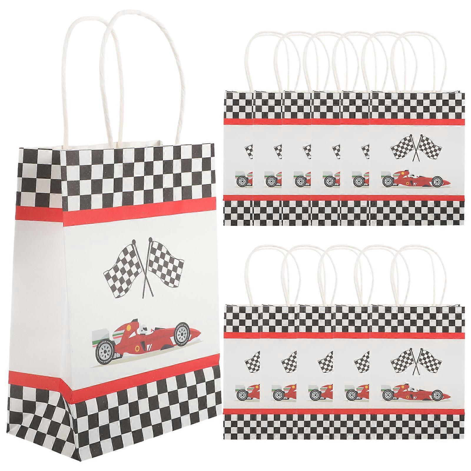 12 Stück Geschenktüten, Aufbewahrungsbeutel, Praktische Tragetaschen, Multifunktionale Beutel-30.00x15.00x8.00cm