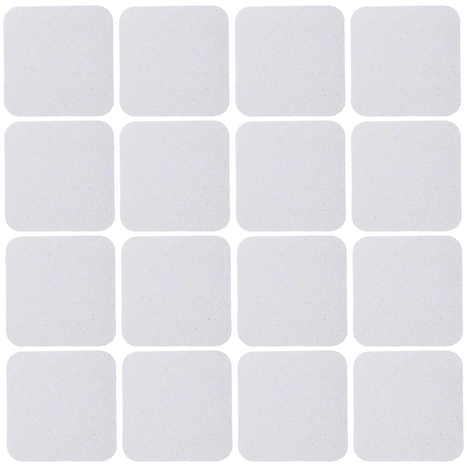16 Stück Kühlschrankmagnete, Sublimationsrohlinge, Einfache Kühlschrankmagnete Für Zuhause-5.4x5.4x0.2cm-white