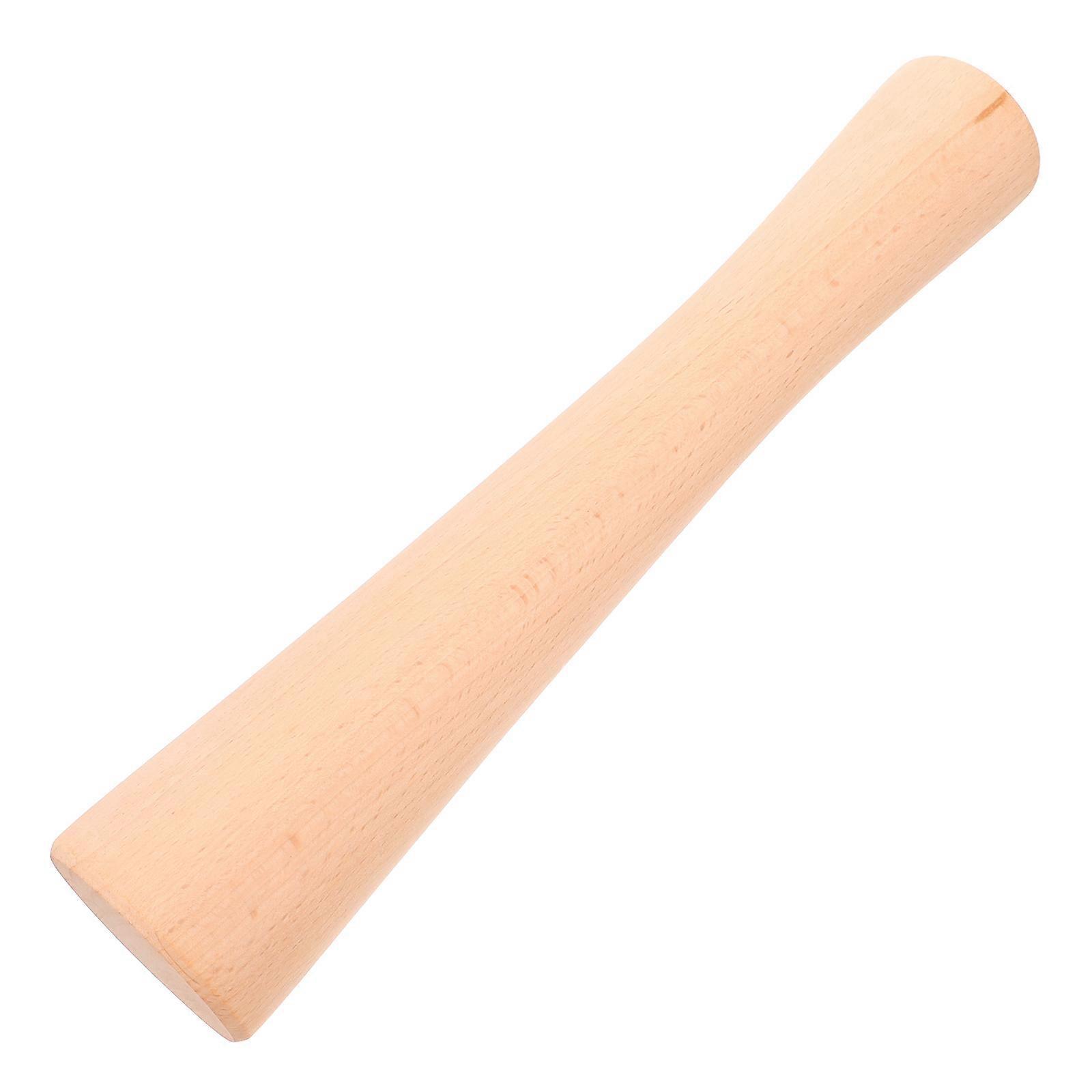 Holzstößel, Leicht Zu Reinigen, Ergonomischer Stößel Zum Einlegen Von Gurken,-30.00x6.00x6.00cm