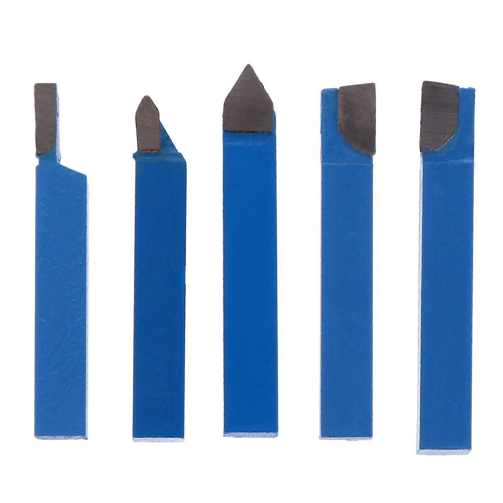 5-teiliges Dreh- Und Lötwerkzeug-set Für Schweiß- Und Drehmaschinen (blau)-6.4x0.4cm-blue