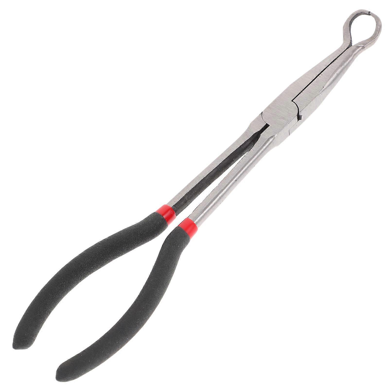 Stück Verlängerungszange, Praktische Rundzange, Kabelzange, Autoreparatur-drahtklemme (schwarz)-28.00x6.00x2.00cm-black