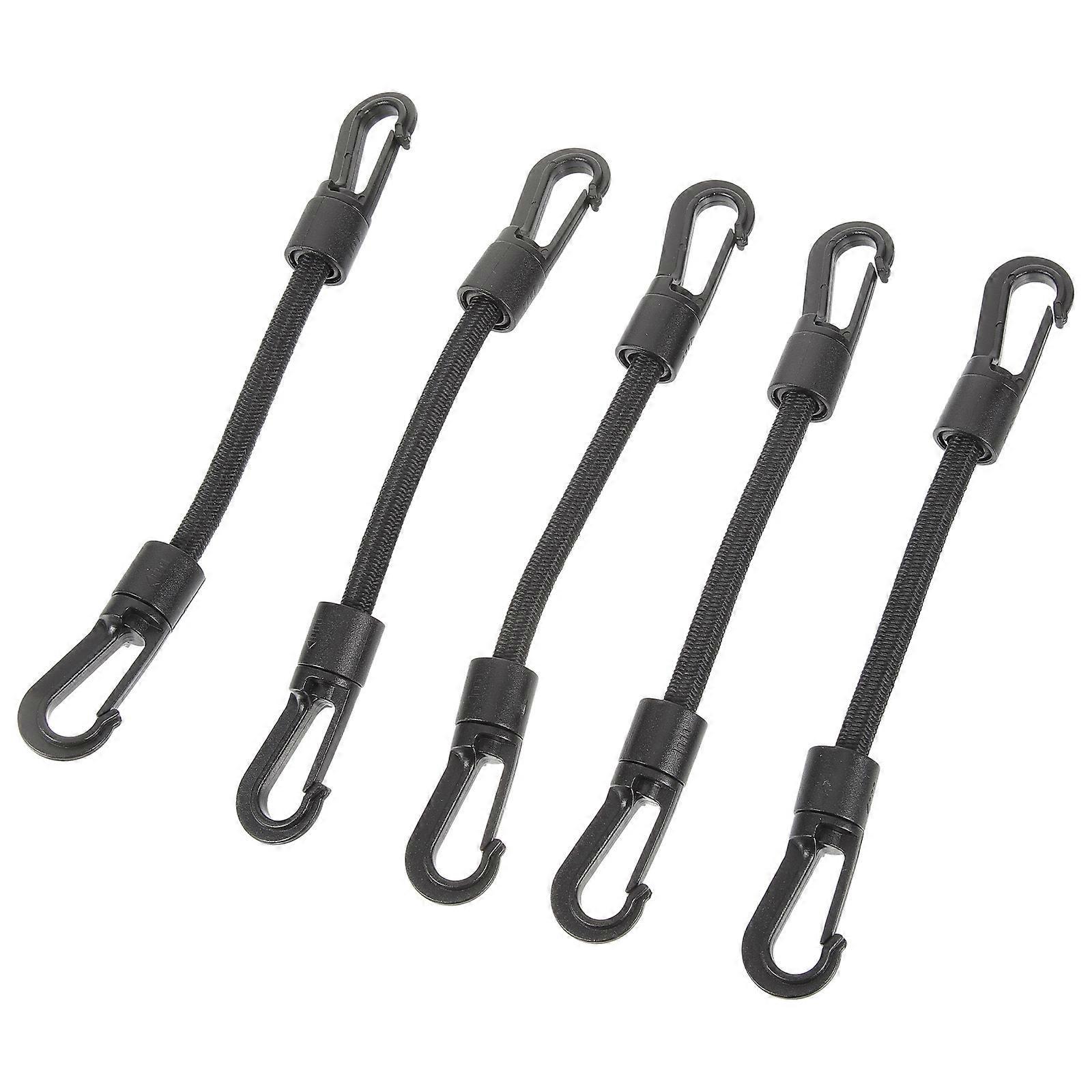 Stück Elastische Hakenbänder, Multifunktionale Spanngurte, Schnallenbänder Für Outdoor-camping-16.00x2.00x1.50cm-black
