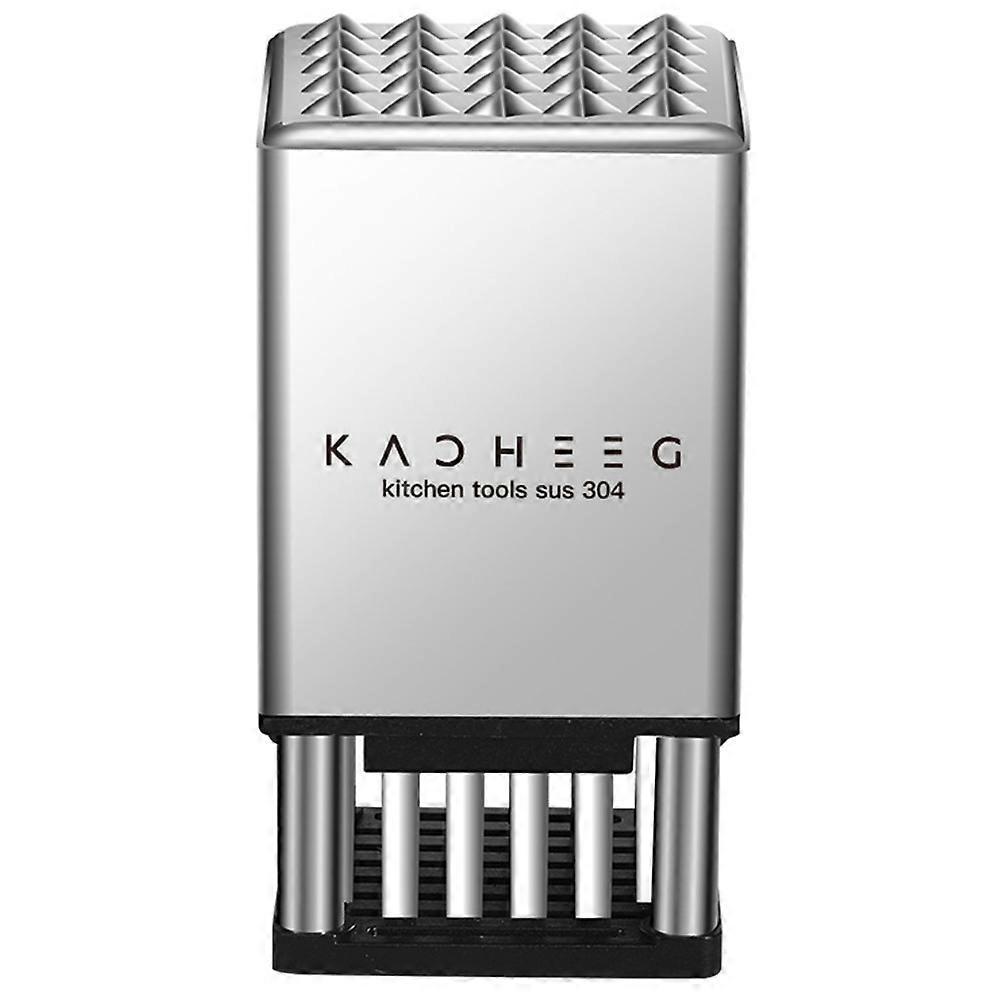 Doppelseitiger Fleischklopfer Aus Edelstahl, Küchenhacker, Küchenaccessoire-5x5x9cm-silver