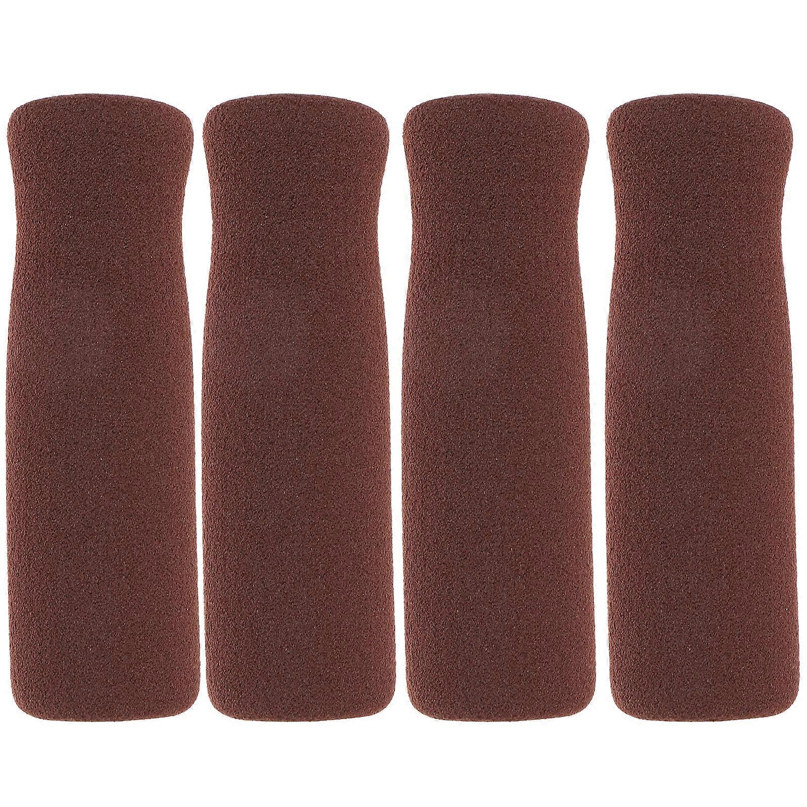 Stück Krückengriffe, Rutschfeste Krückengriff-ummantelungen, Gehstockgriffe Für Senioren-11.00x3.50x3.50cm-light Brown