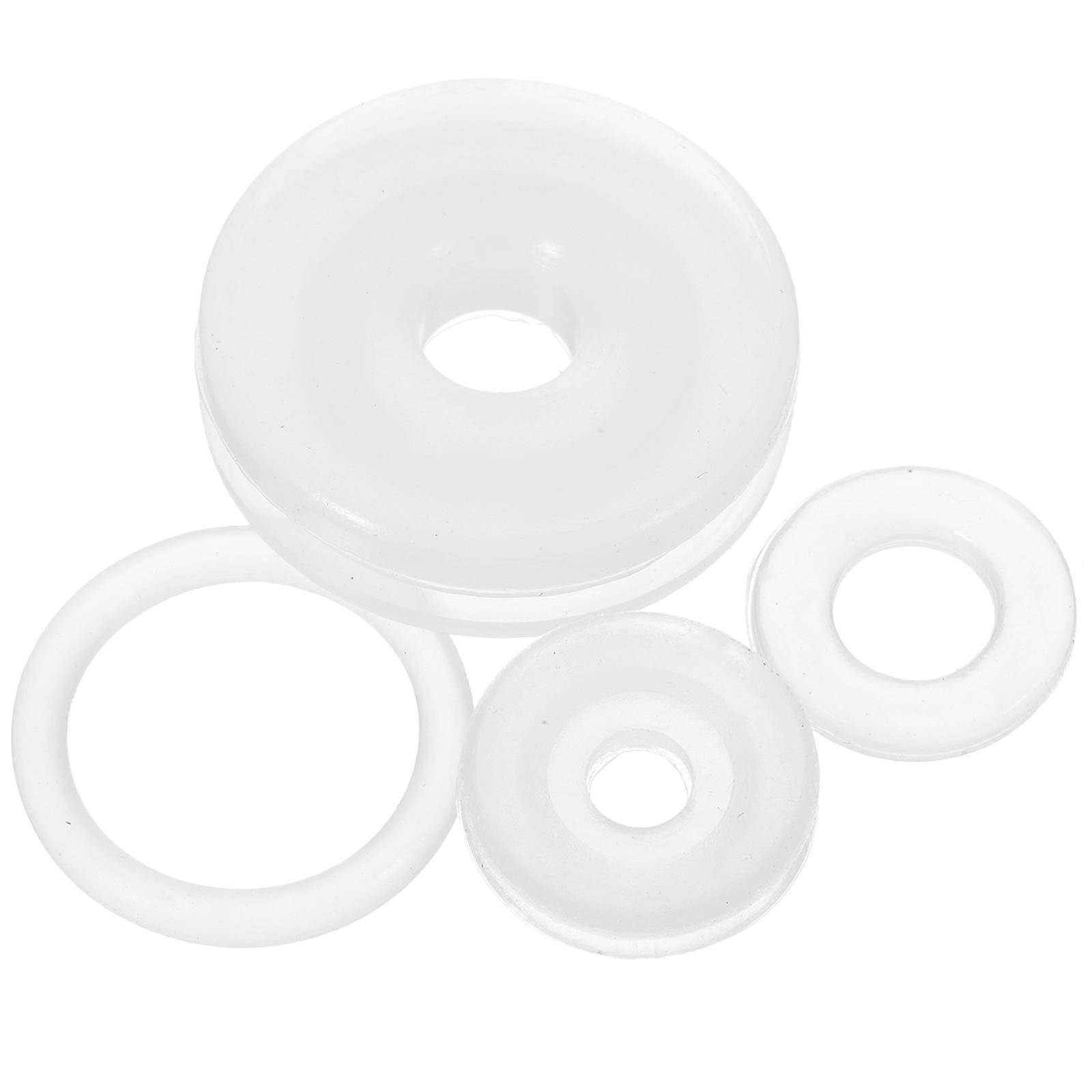 Stück Silikondichtungen Für Schwimmerventile Von Schnellkochtöpfen, Zubehör Für Schnellkochtöpfe-2.1x2.1cm-white
