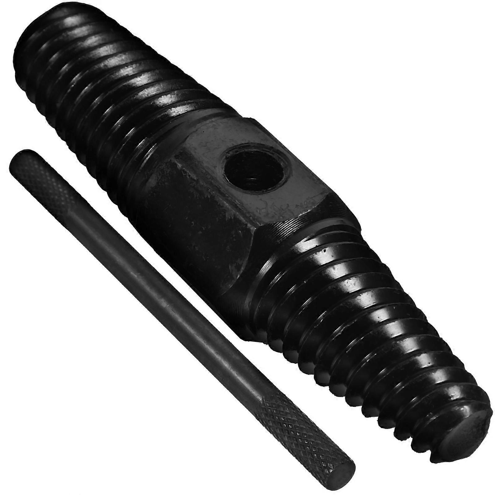 1/2 Zoll 3/4 Zoll Abgebrochener Oder Beschädigter Bolzen Ausdreher Doppelseitiger Schraubenausdreher Bolzenausdreher Werkzeug Bohrerführung (schwarz)-13x3.8x13cm-black