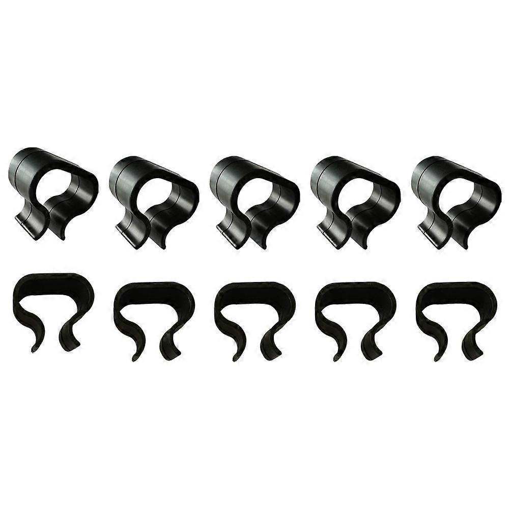 10 Stück Befestigungsklammern Für Ecksofas, Ausrichtungsklemmen, Clips Für Gartenmöbel Aus Rattan-7.00x6.00x3.50cm-black