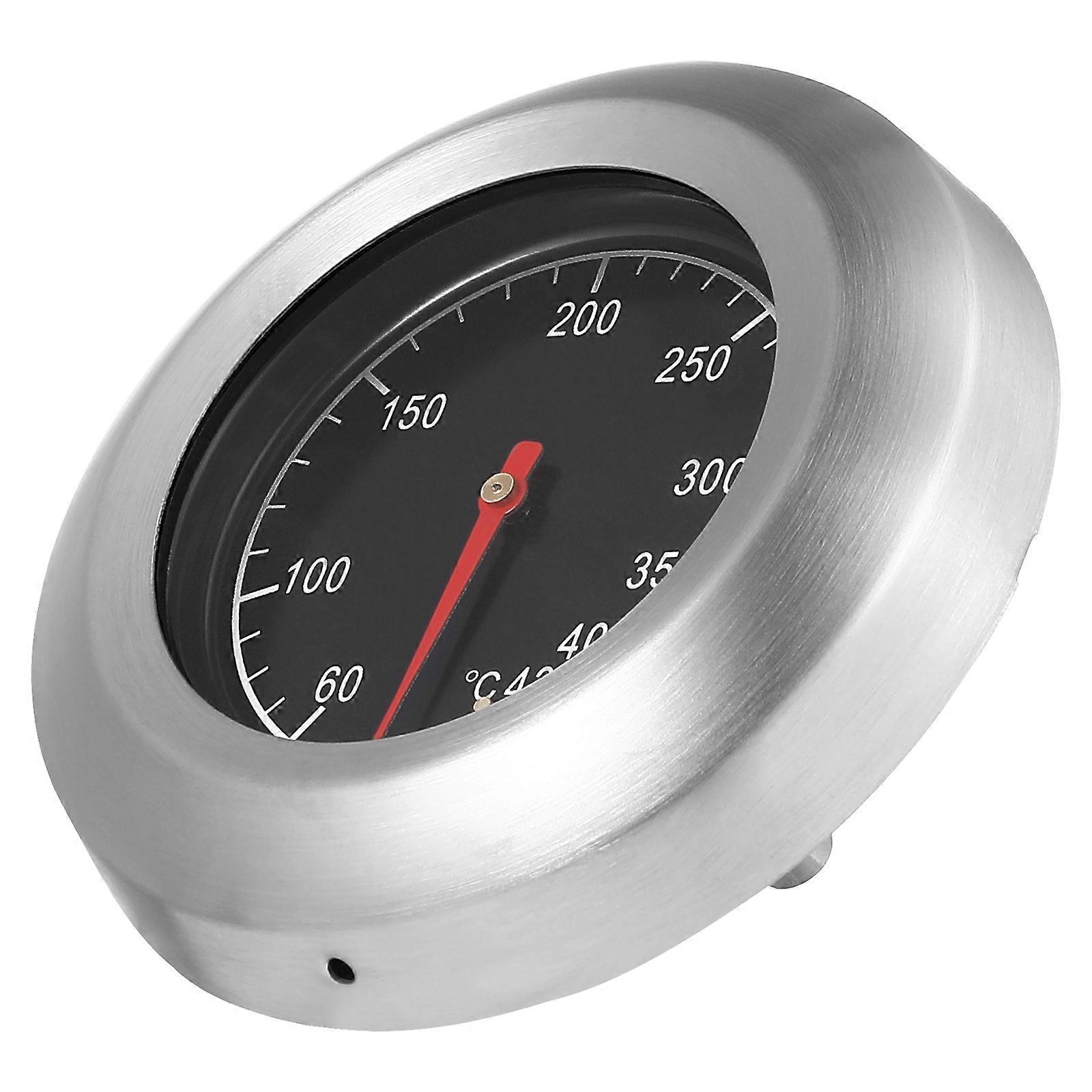 Iplusmile Bbq-temperaturanzeige Thermometer Großes Zifferblatt Edelstahl Hochtemperaturanzeige
