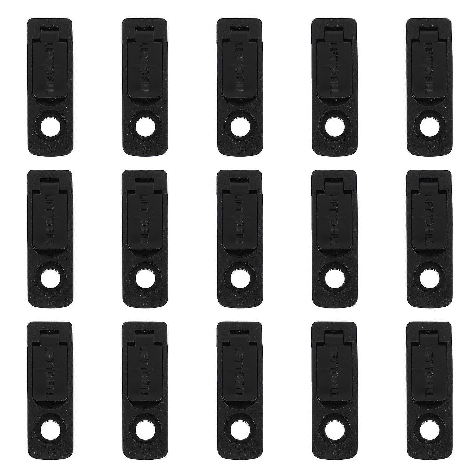 15 Stück Gummidichtungen Für Feuerzeuge, Nützliche Bodenpolster Für Die Meisten Feuerzeuge-3.5x1.1x0.4cm-black