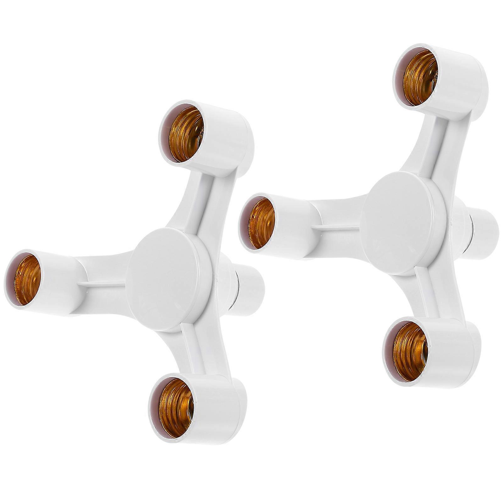 Stück E27 Dreifach-lampenfassung Für Haushaltslampen-16.00x16.00x10.00cm-white