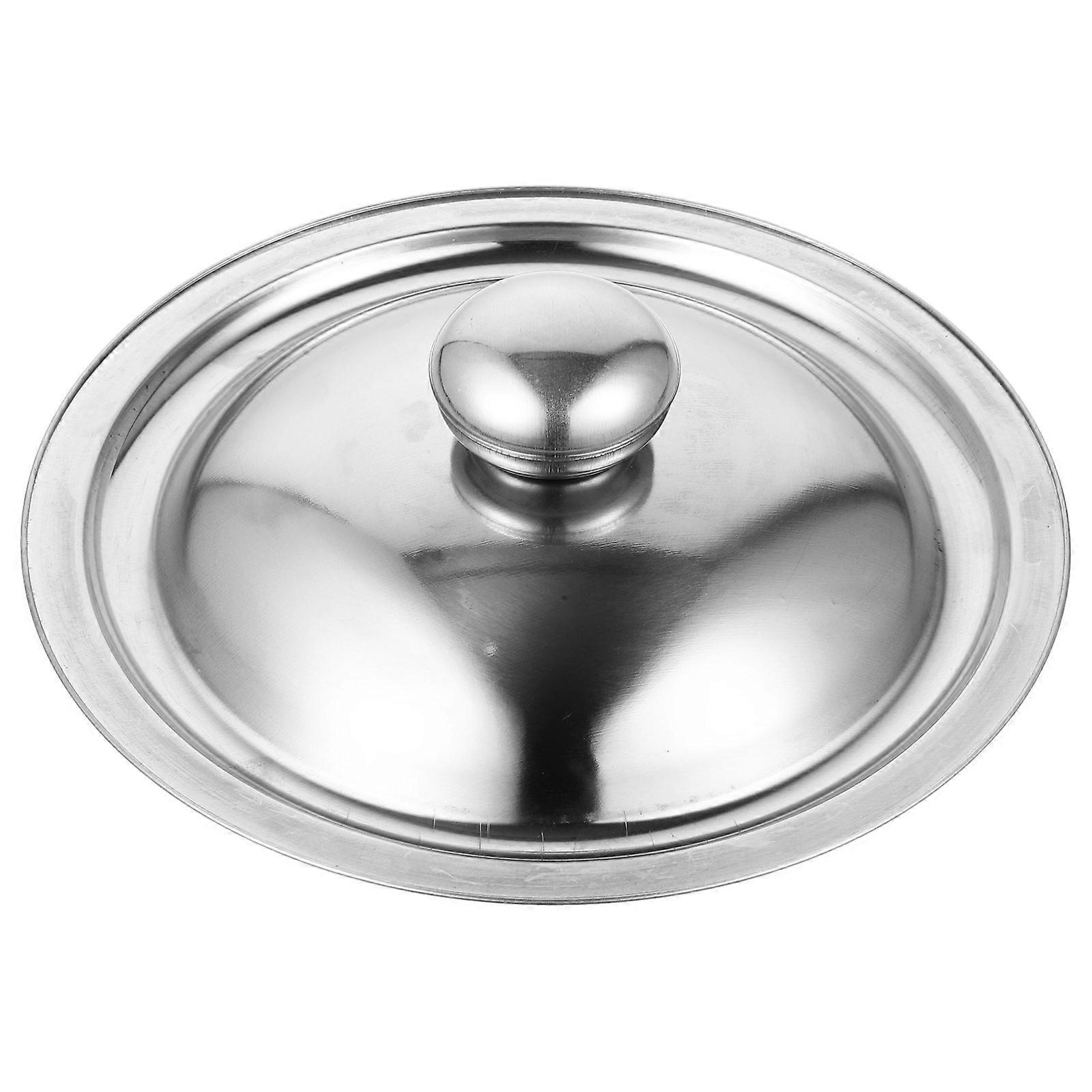 Mehrzweck-pfannendeckel, Universal-bratpfannendeckel, Ersatzdeckel Für Bratpfannen-19.5x19.5x3.5cm-silver