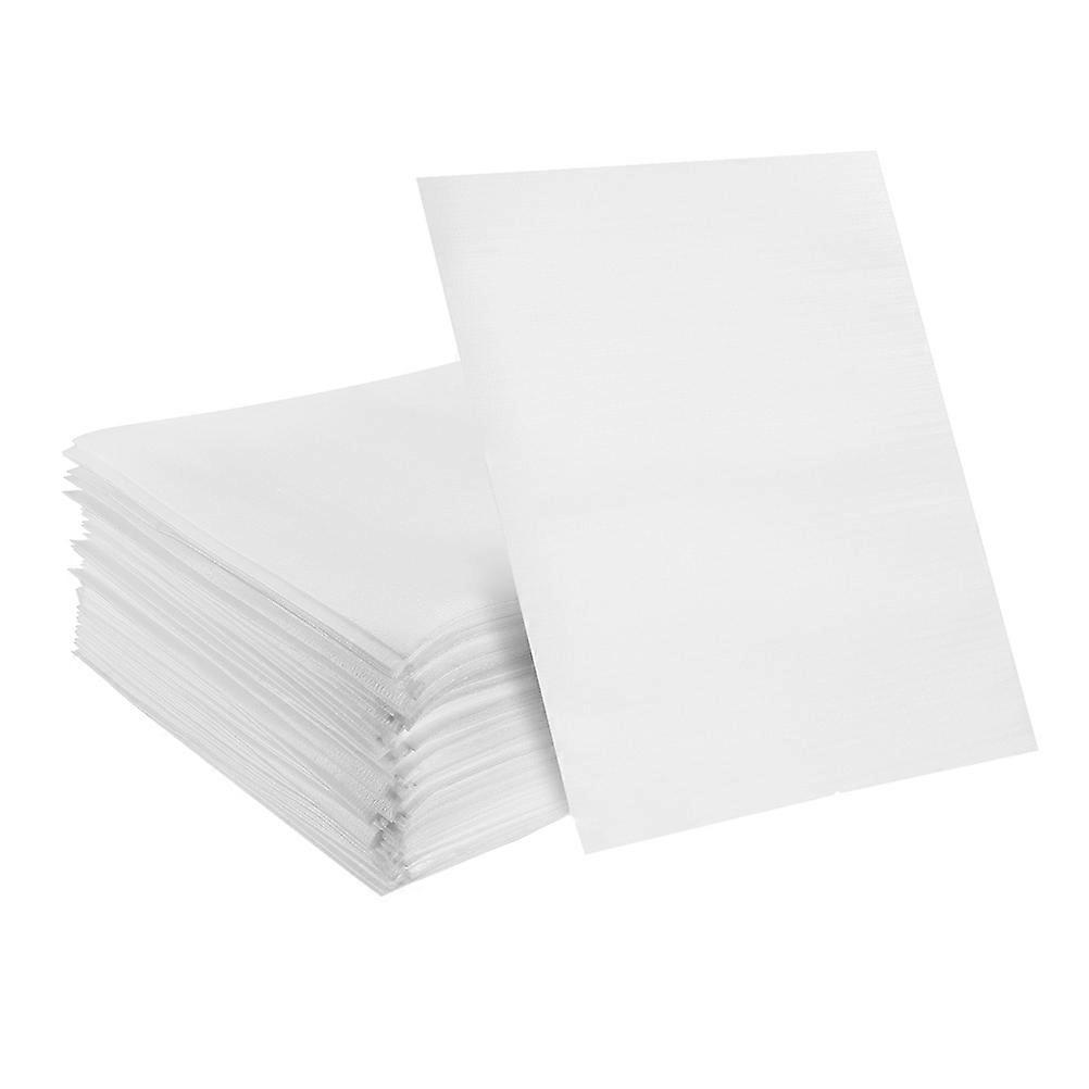 100 Stück Schaumstoff-verpackungsbeutel, Schaumstoff-verpackungsmaterial, Schaumstoffbeutel Für Geschirr, Gläser Und Tassen-15.00x15.00x0.10cm-white