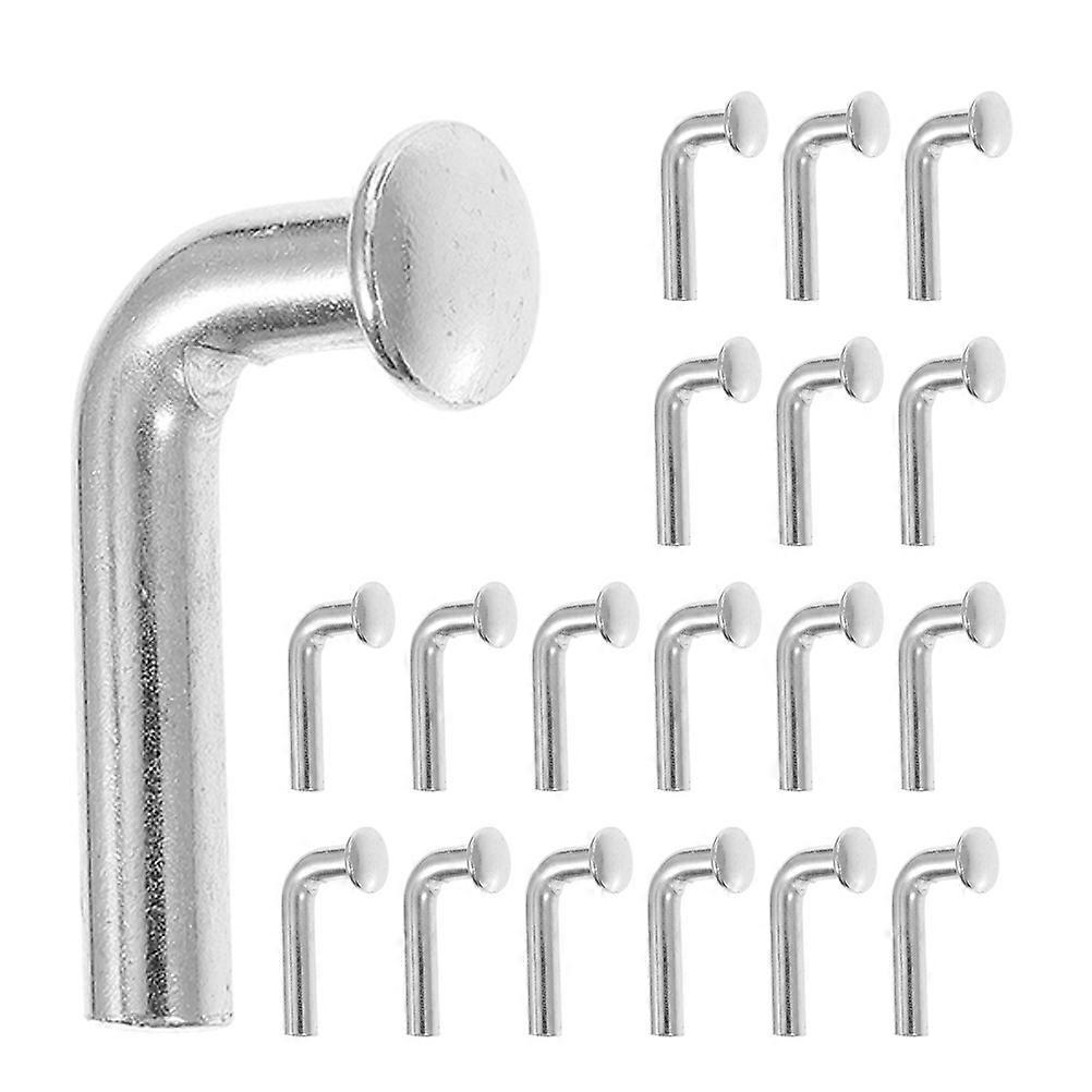 50 Stück J-bolzen-sicherheitsbolzen 6 Mm Universal-palettenregal-fallbolzen, Hochleistungs-palettenregalbolzen-3.60x1.20x0.60cm-silver