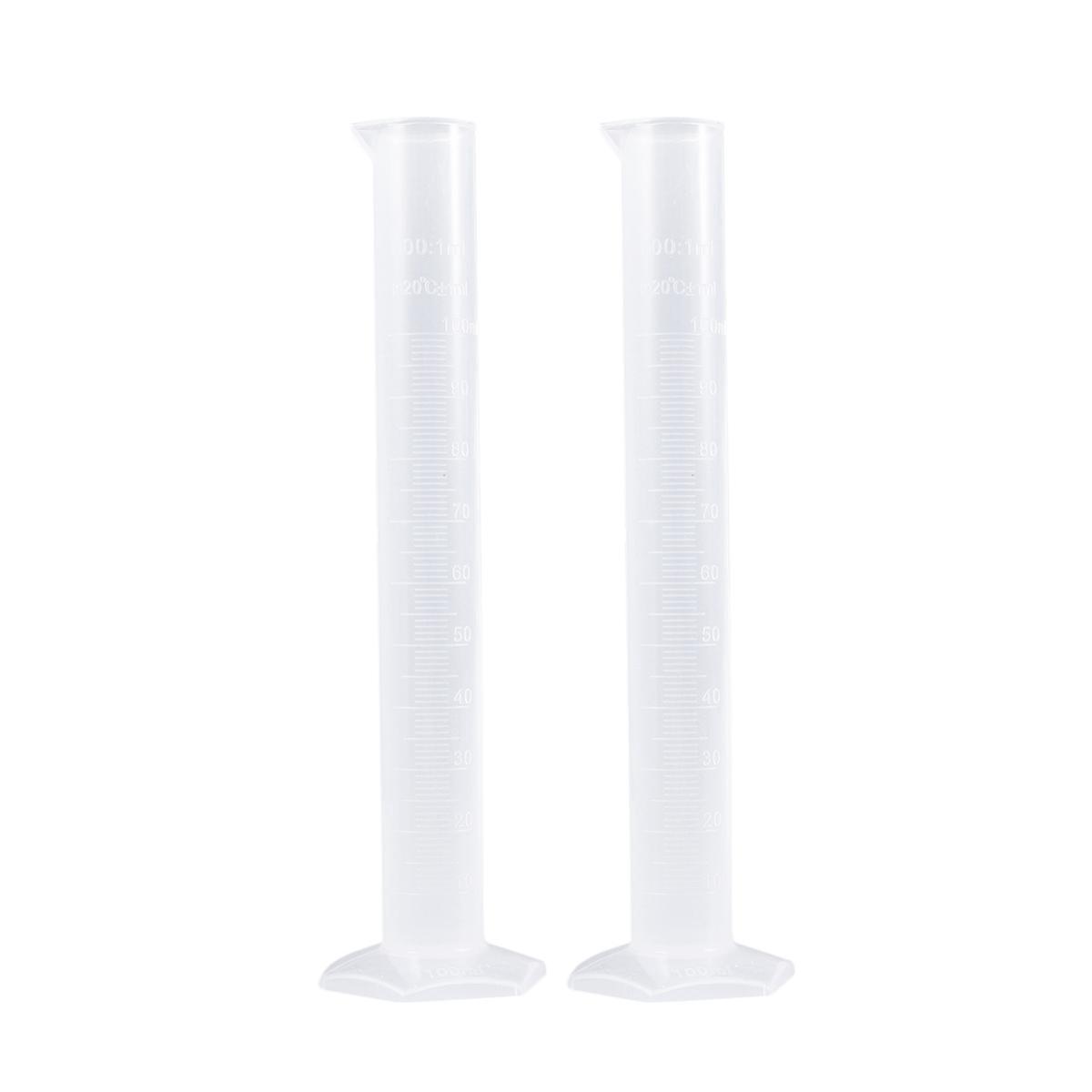 Stück Messzylinder Aus Kunststoff Mit Hydrometer Zur Bestimmung Des Zuckergehalts, 100 Ml Messkolben Für Wissenschaftliche Experimente-25.00x7.00x7.00cm