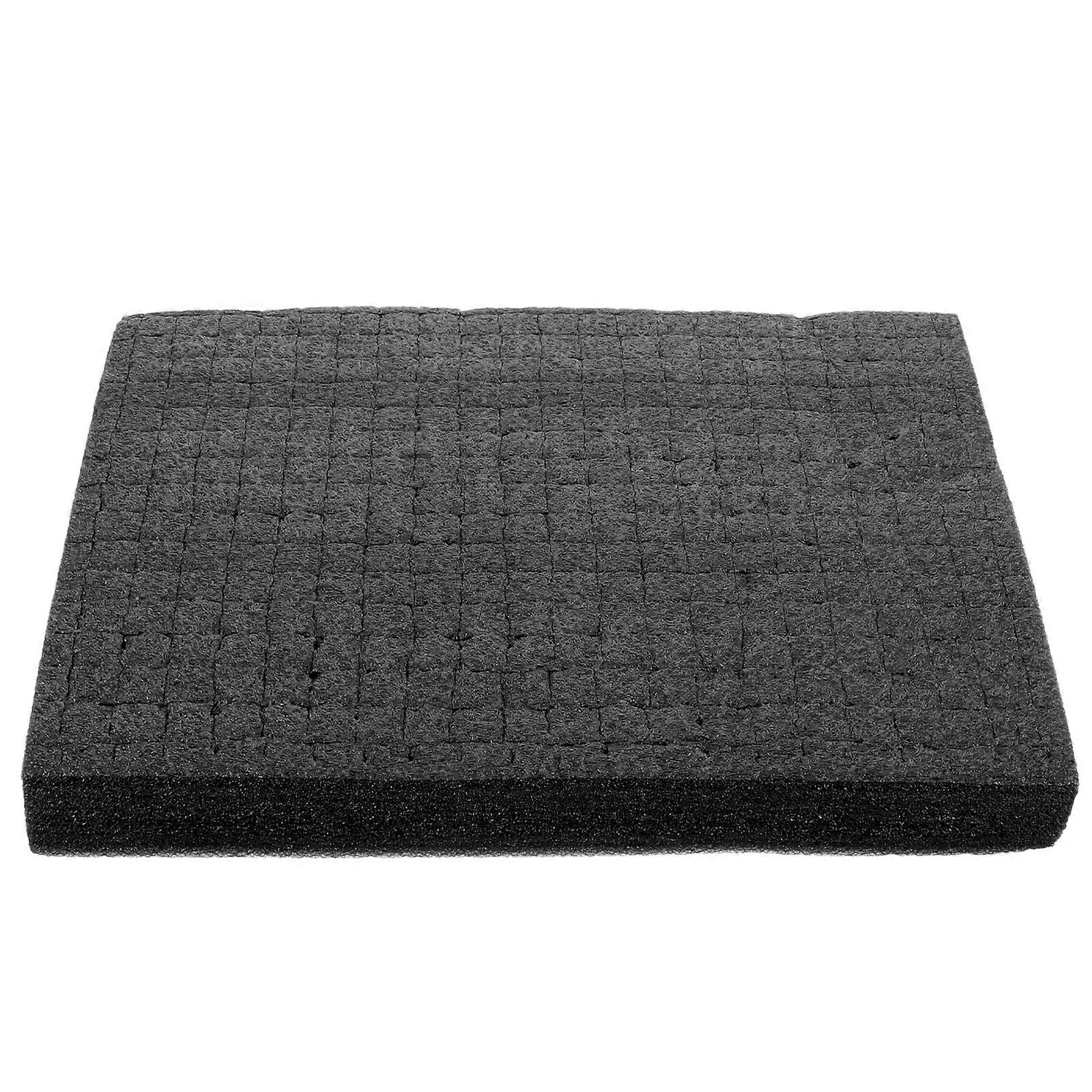 Verpackungsschaumstoff, Lieferschaumstoff-einsatzwürfel, Schaumstoffplatte Für Kartons, Aufbewahrungskisten, Schubladen-33x25cm-black