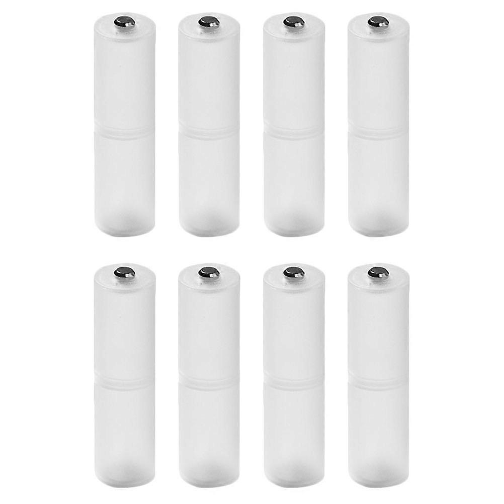 Praktische Aaa-zu-aa-batteriekonverter Mit Batterieadaptern Und Halterungen-5x2.5cm-white