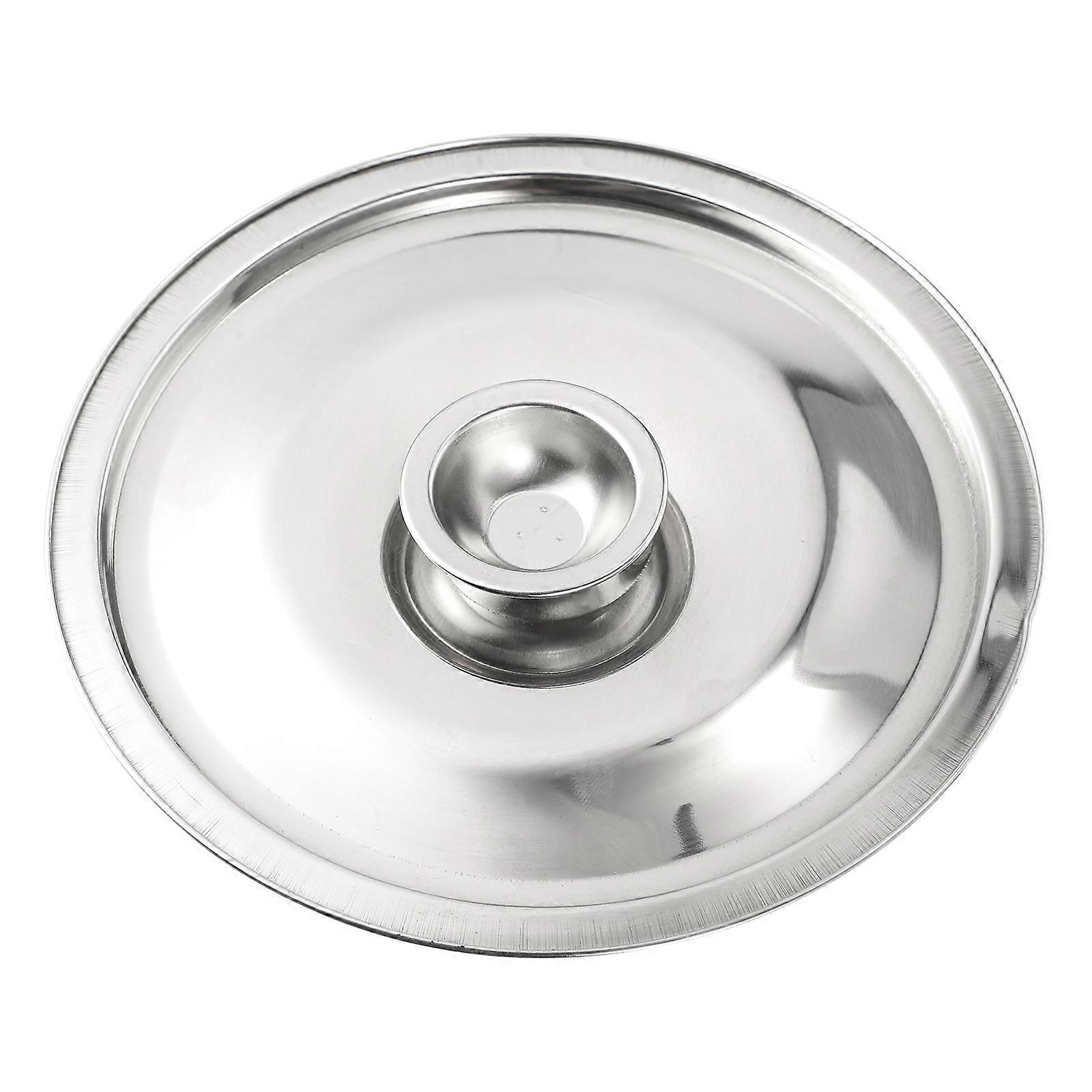 Stück 16 Cm Edelstahl-gewürztopfdeckel Für Den Haushalt-16x16cm-silver