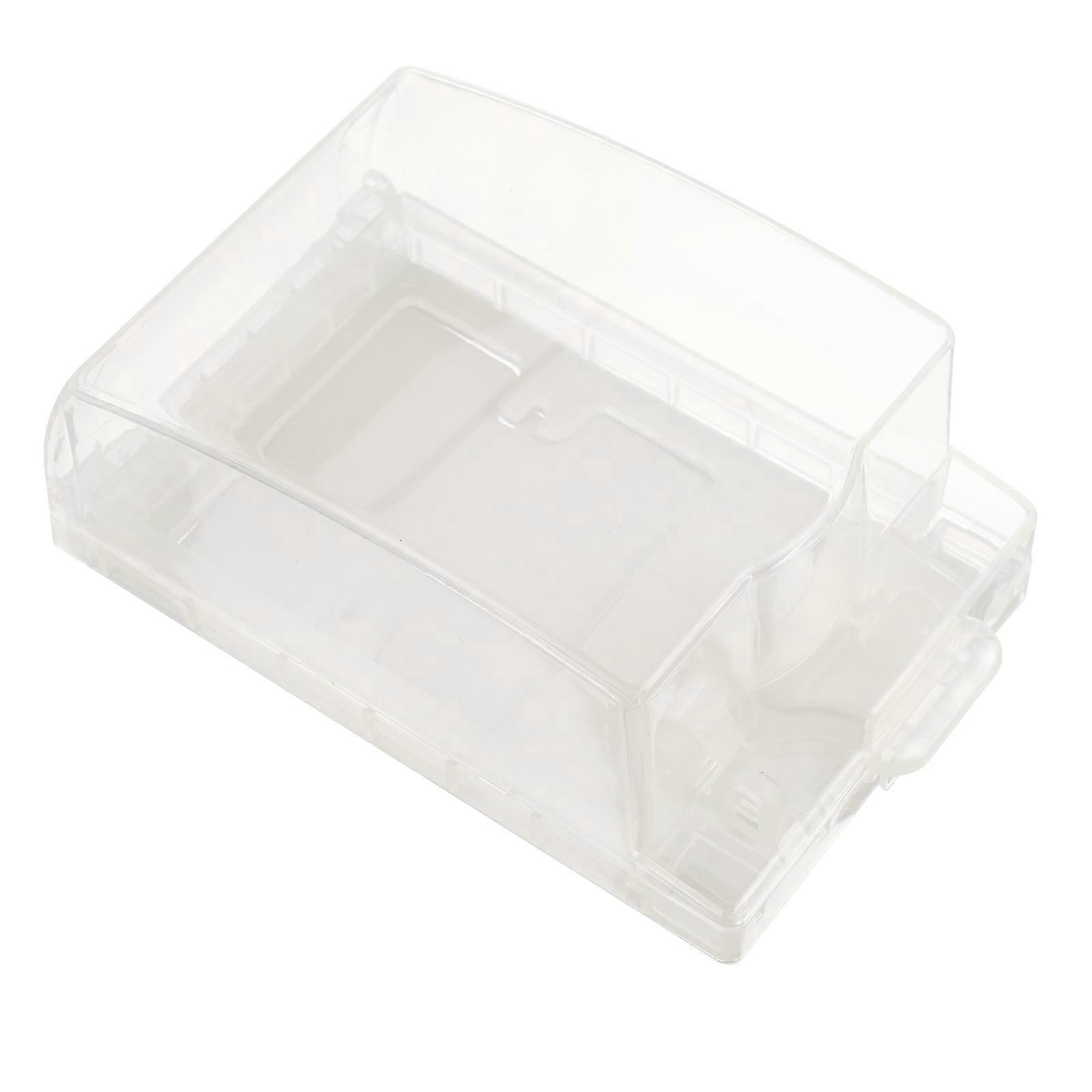 Wasserdichte Steckdosenbox Typ 86, Spritzwassergeschützte Steckdosenabdeckung-17x10cm-transparent