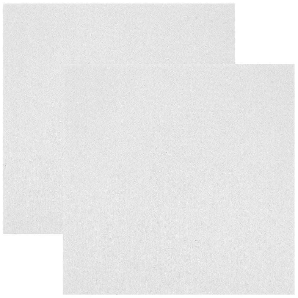 2 Stück Akustikwandpaneele, Studio-schallabsorptionspaneele, Schalldämmung-30.00x30.00x0.90cm-white