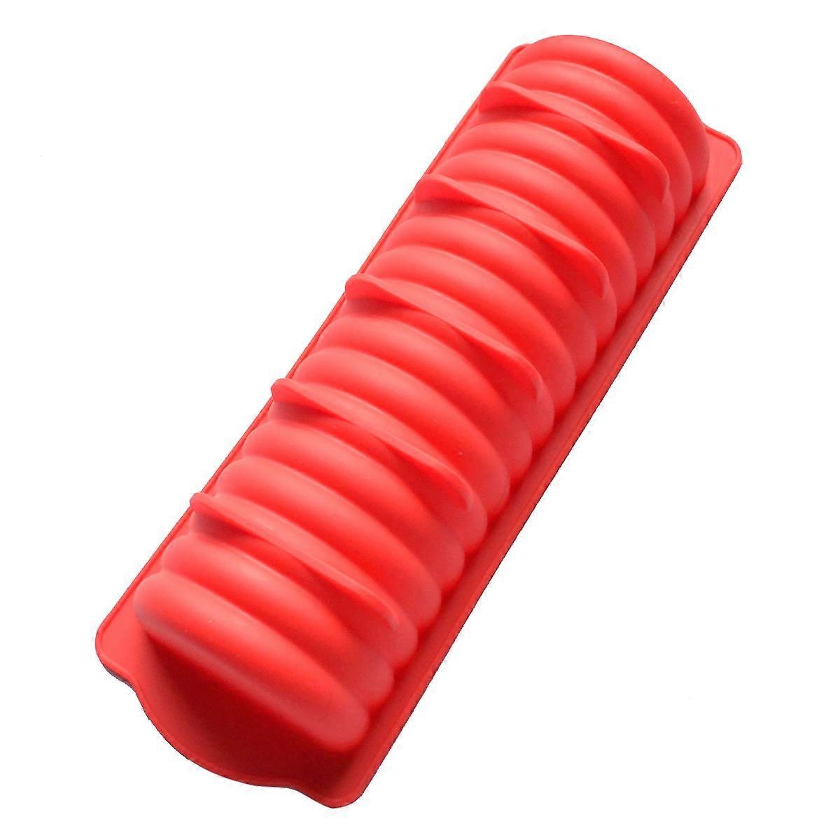 Silikonform Mit Raupenmuster Für Kastenformen, Brot- Und Hotdog-form, Backform Für Selbstgemachte Desserts-29.70x10.50x4.90cm