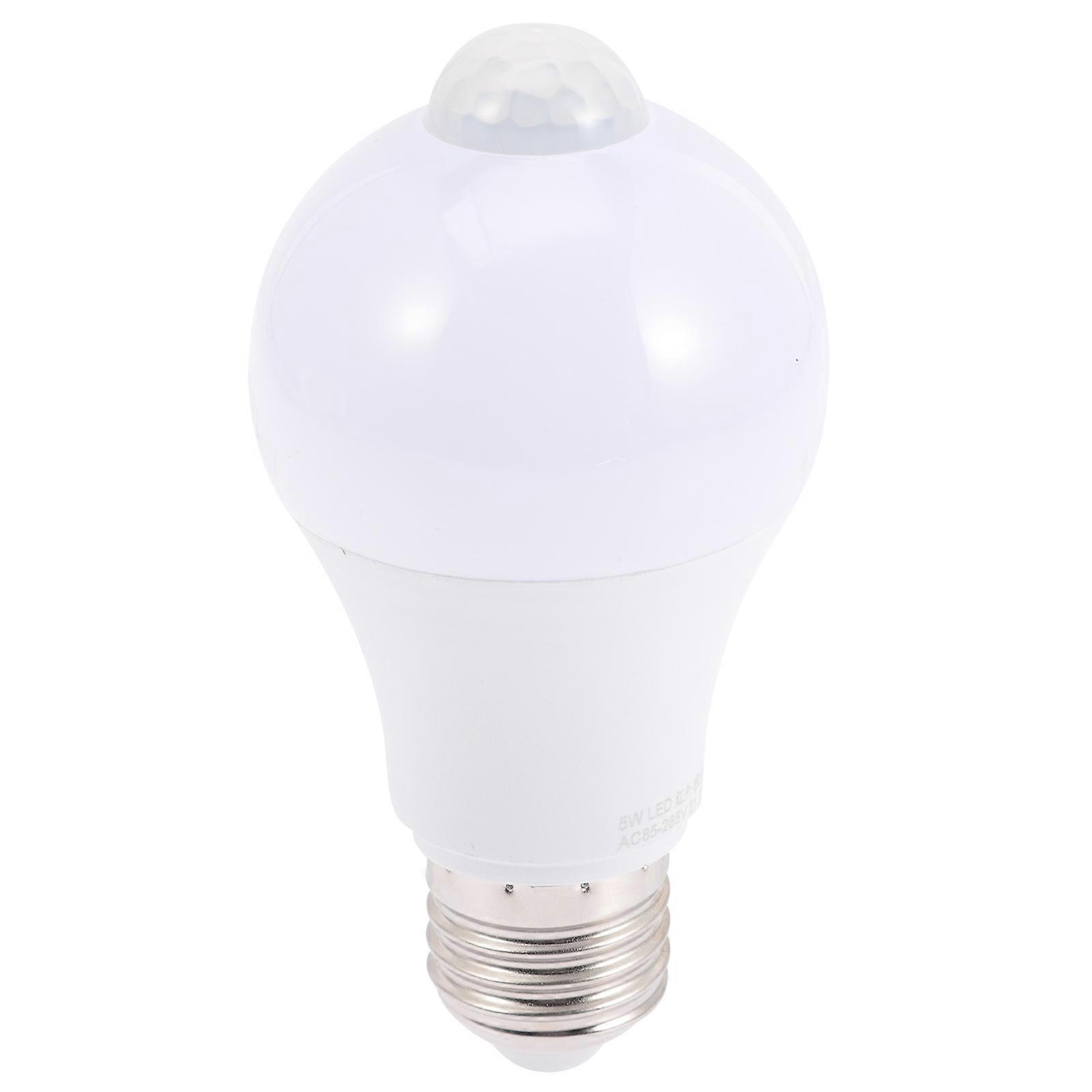 Led-sensorlampe 7w Sensorlampe E27 Schraubsockel-11.8x6cm-white
