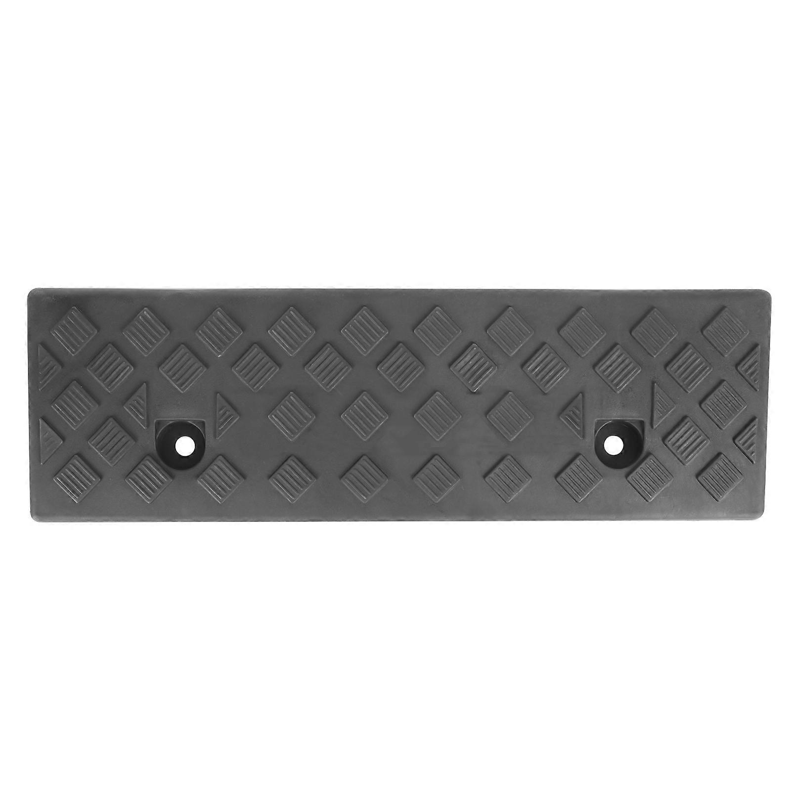 1 Stück Kunststoff-schrägrampe Für Garage, Motorradschwelle, Innenbereich-47x14.7cm-black