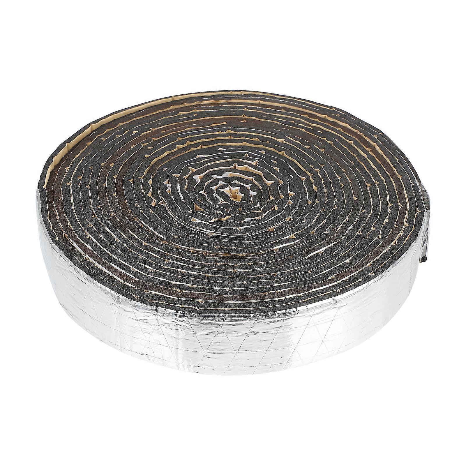 Rolle Aluminiumfolie, Schallschutzmatte, Baumwollisolierband, Wärmedämmplatte-1000x5cm-black