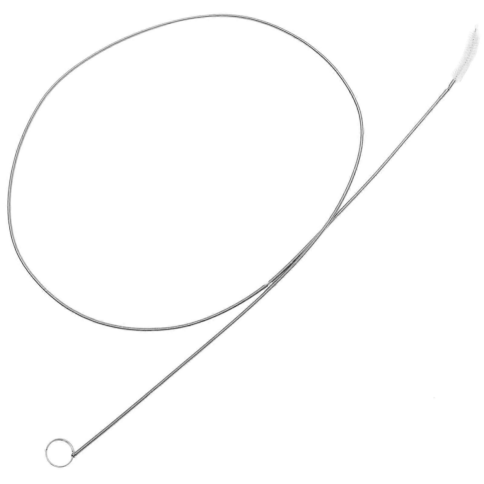 Rohrreiniger, Kühlschrankreinigungswerkzeug, Kühlschrankbürste, Edelstahl-abflussrohrreinigungsbürste-155.00x2.20x1.20cm